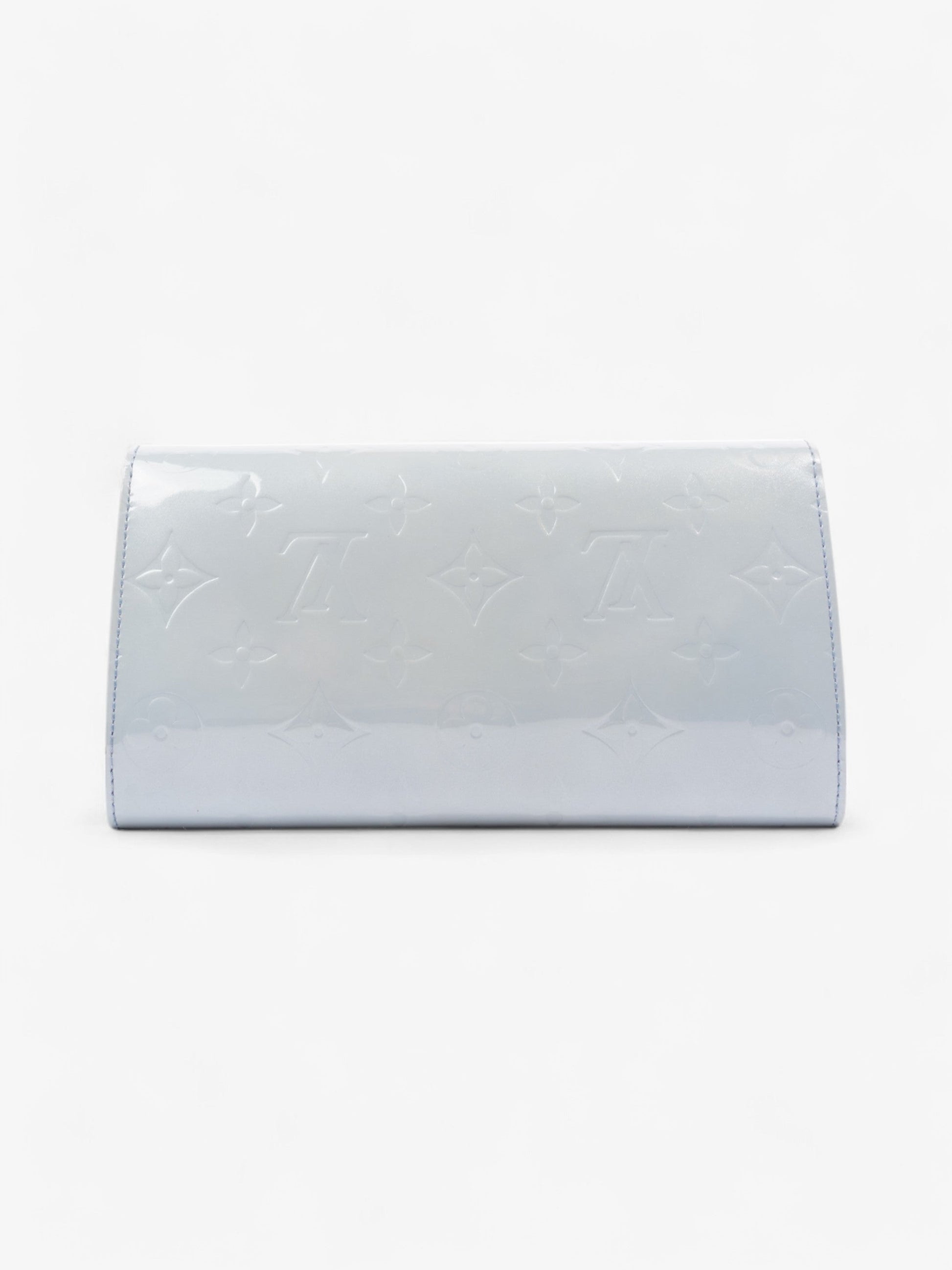 Louis Vuitton Sarah Pale Monogram Blue Leather Vernis Wallet Case