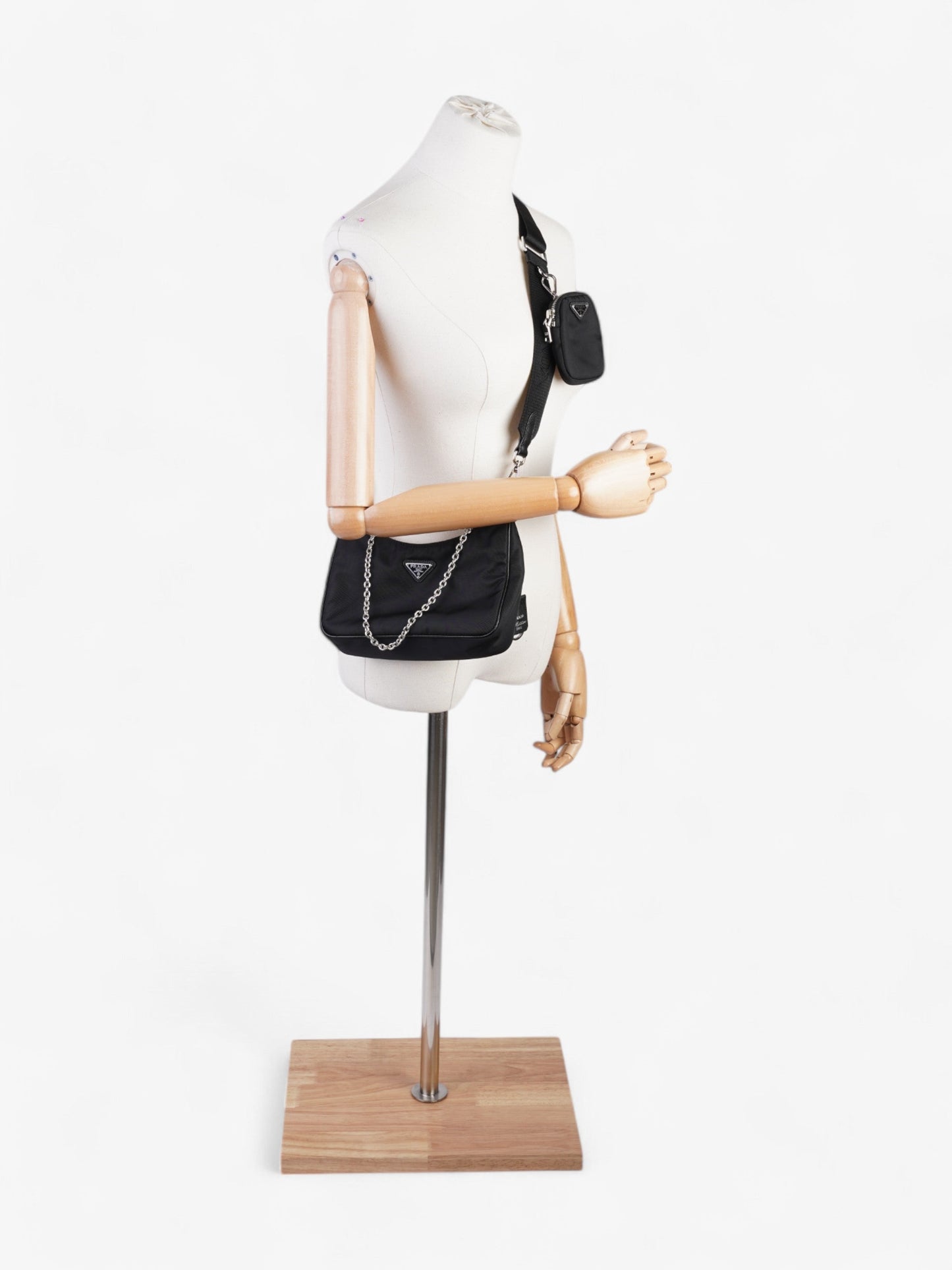Prada Re Edition Re Bag Re Nylon Black Mini Shoulder Bag