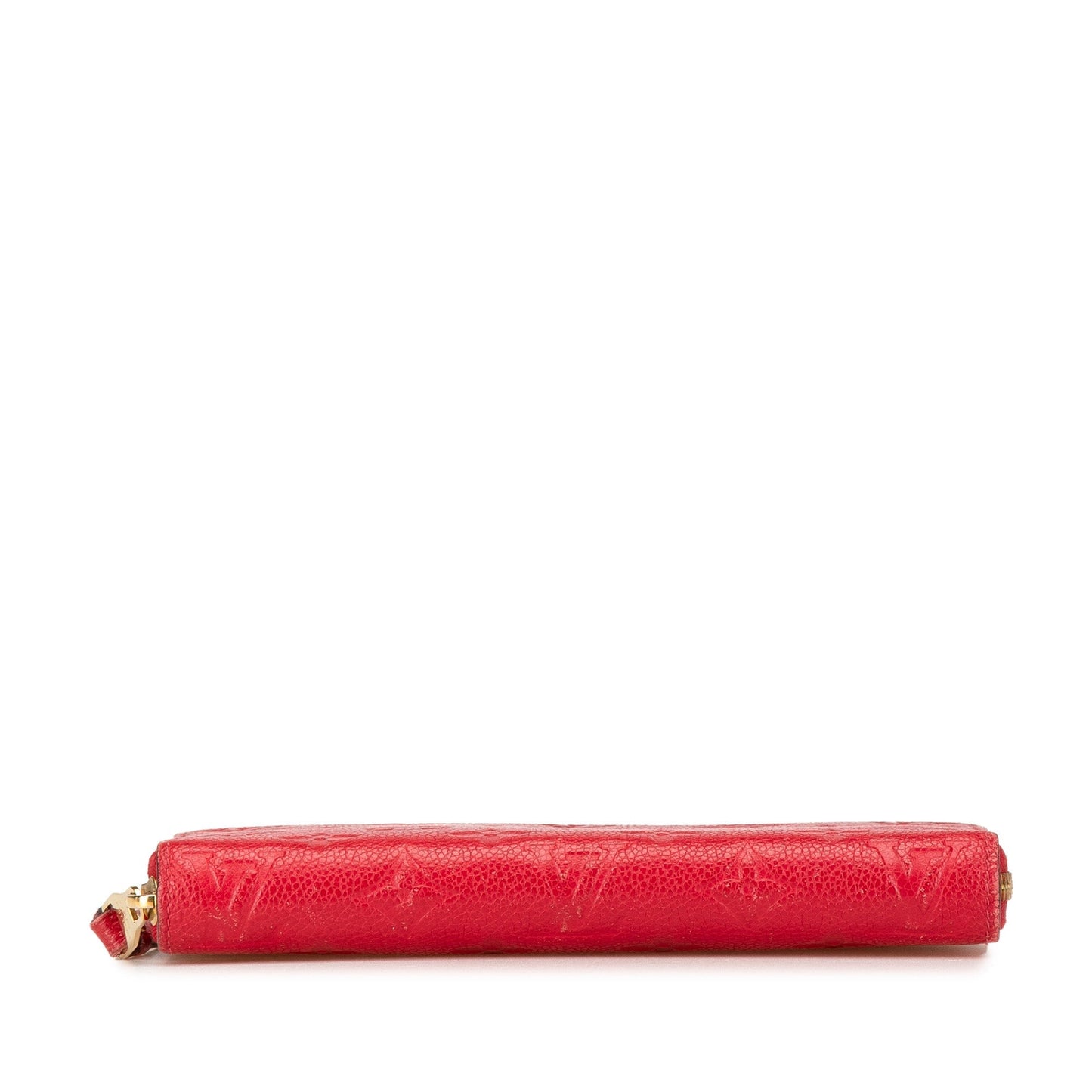 Red Louis Vuitton Monogram Empreinte Zippy Long Wallet