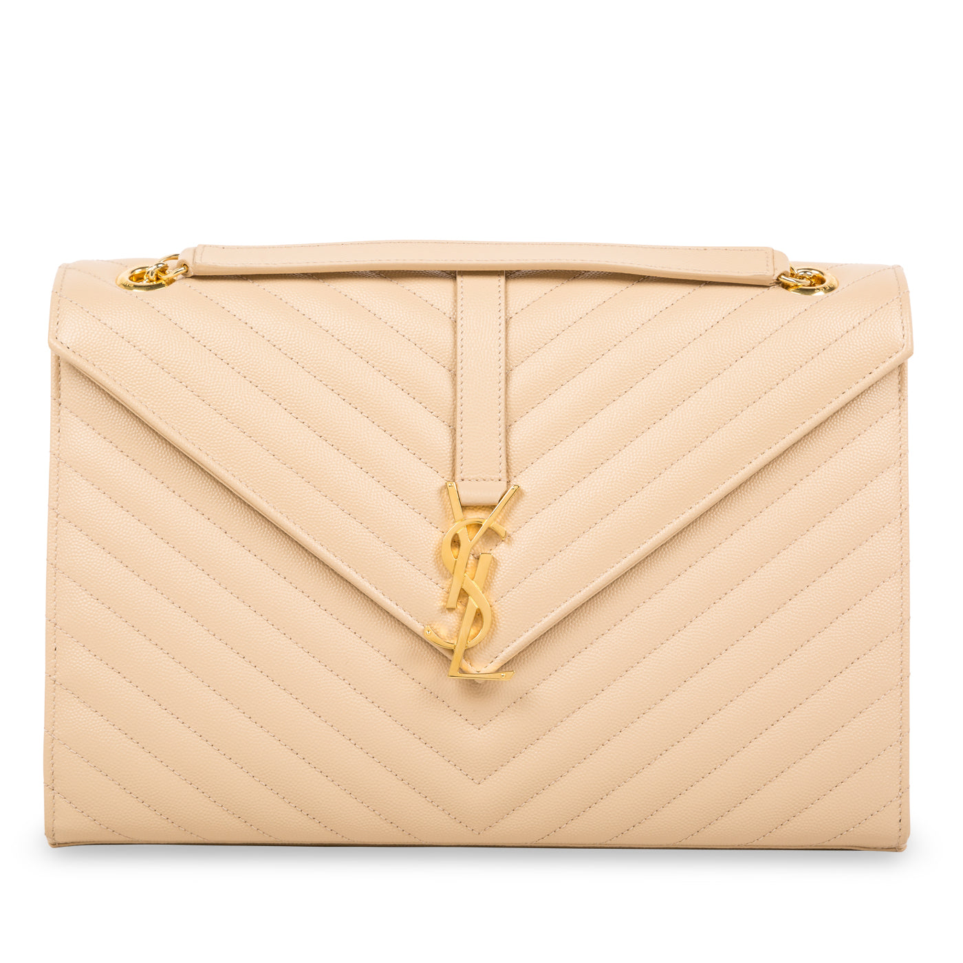 YSL Saint Laurent Envelope Shoulder Bag Monogram Large Envelope Shoulder Bag