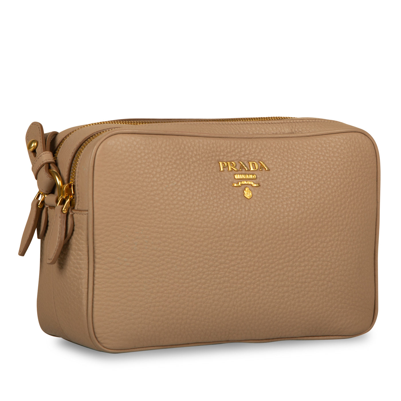 Prada Cameo Double Camera Bag Zip Crossbody Bag