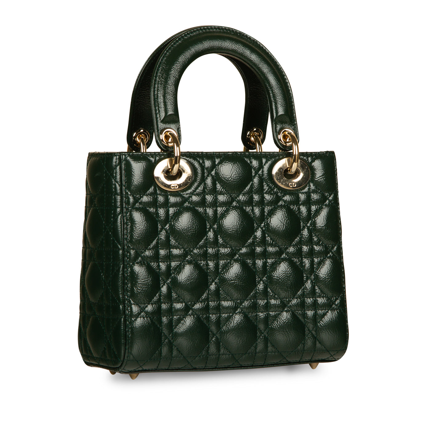 Dior Christian Lady My Abc Crossbody Bag Green Calfskin Cghw