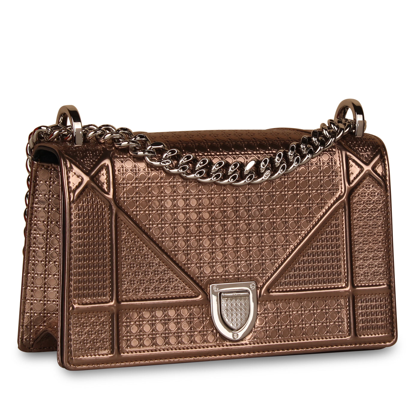 Dior Christian ama Rose Shoulder Bag Gold