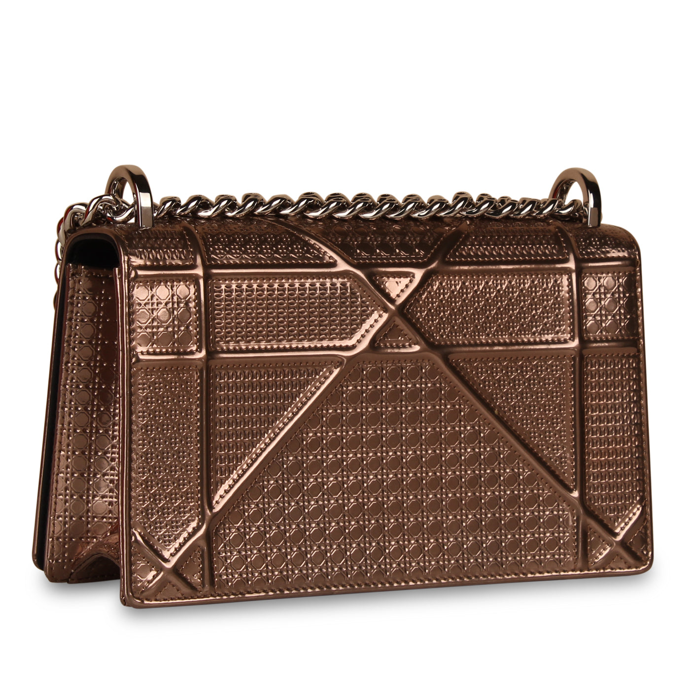 Dior Christian ama Rose Shoulder Bag Gold