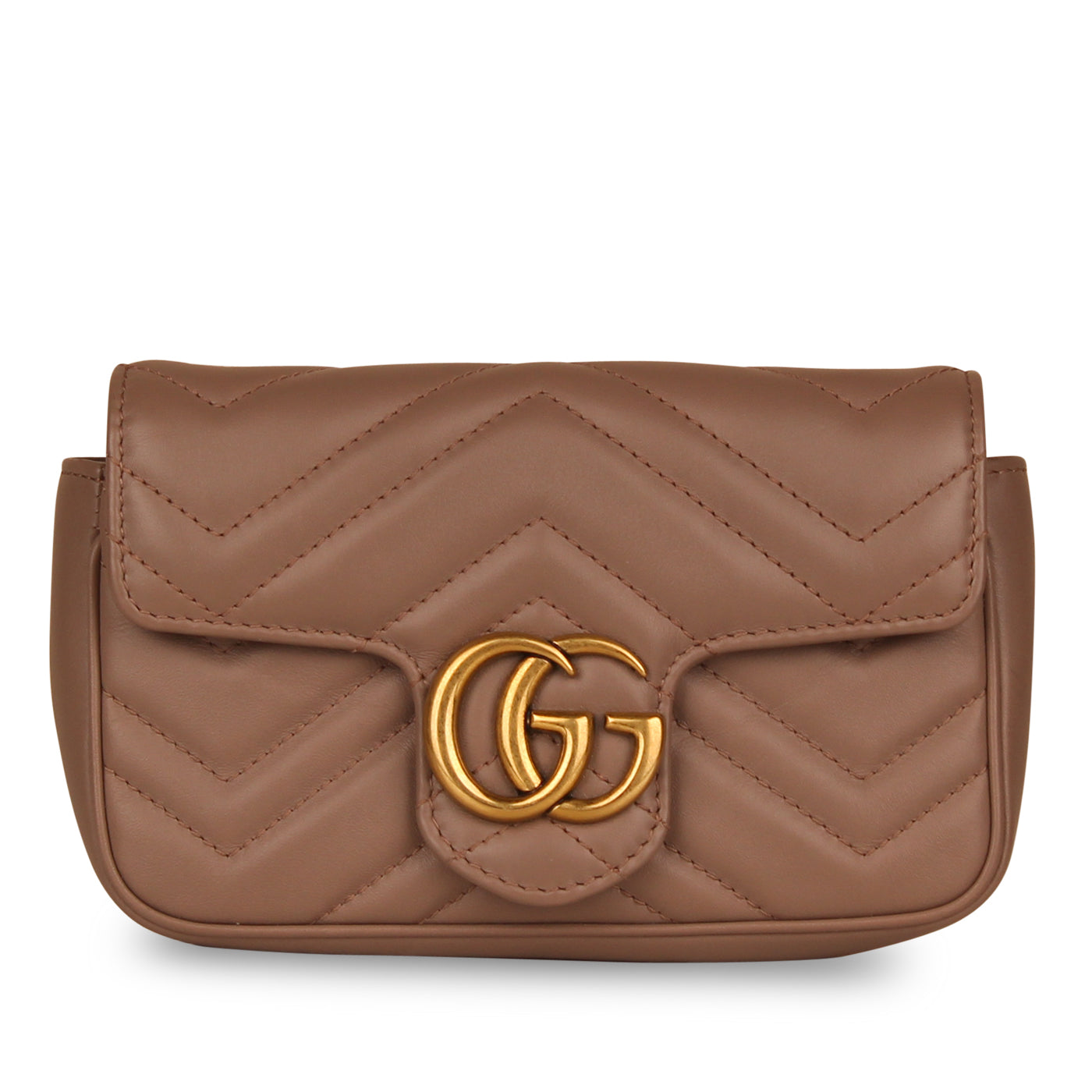 Gucci Super Marmont Handbag Beige Mini Travel Bag