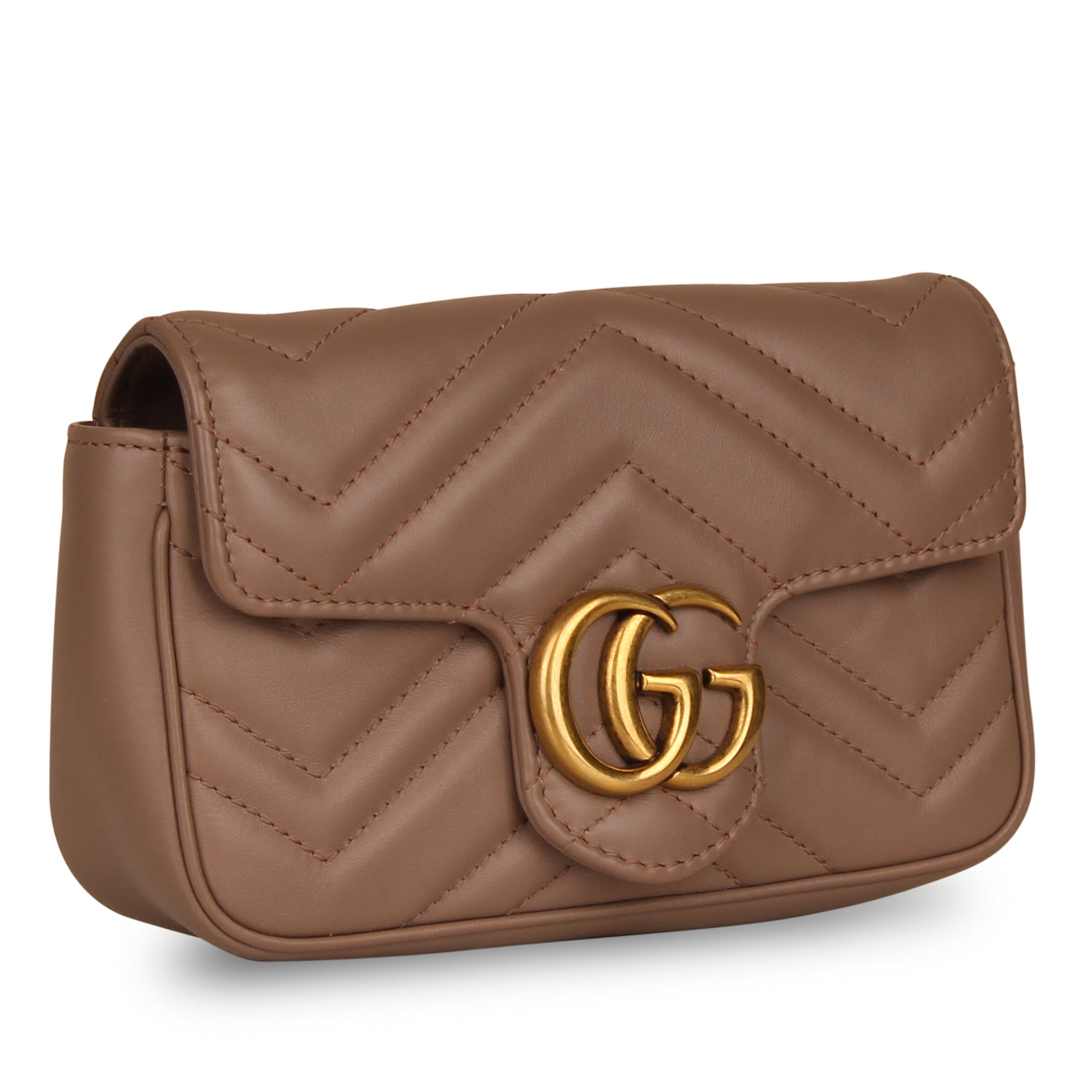 Gucci Super Marmont Handbag Beige Mini Travel Bag