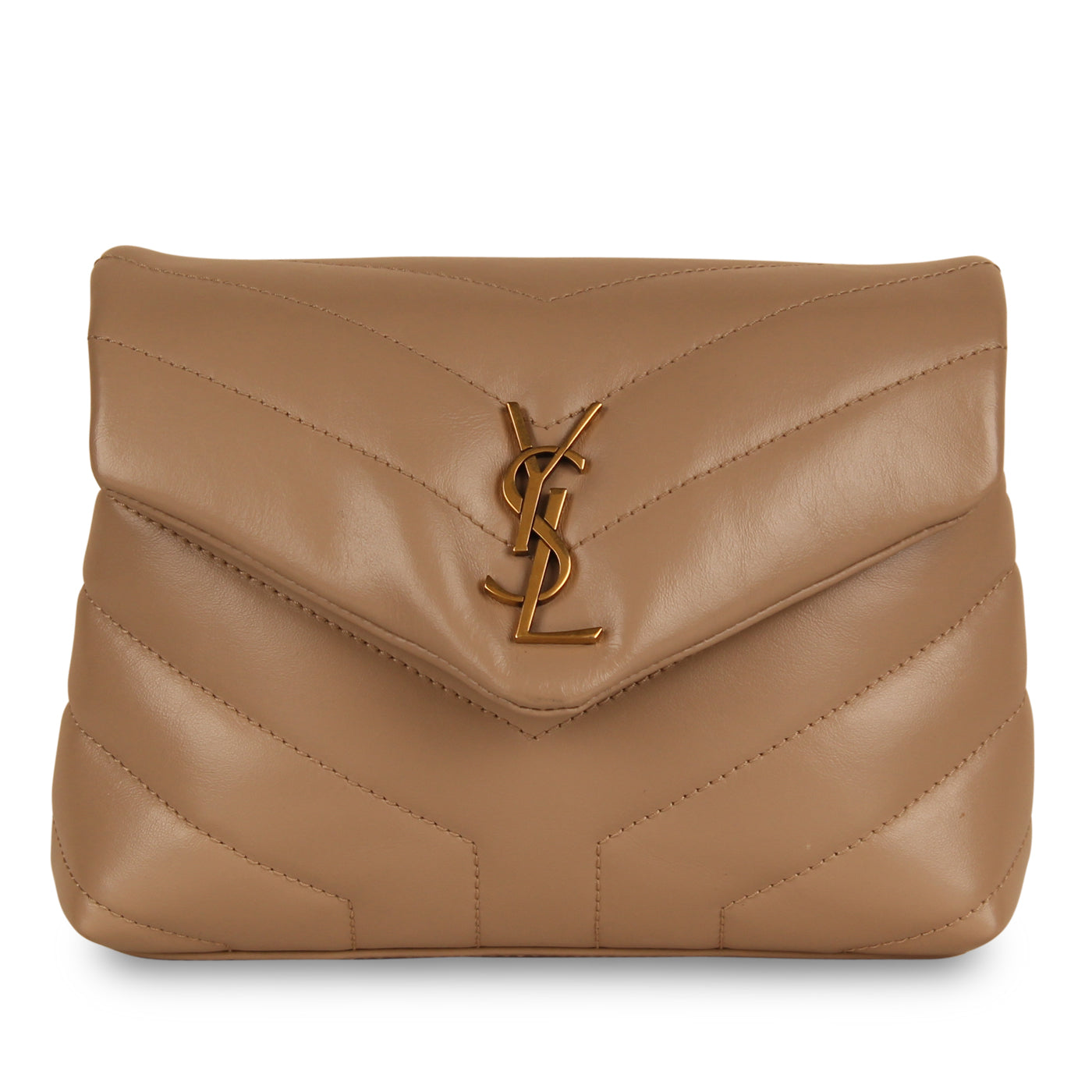 YSL Saint Laurent Lou Bag Toy Crossbody Bag Toy Bag Nude