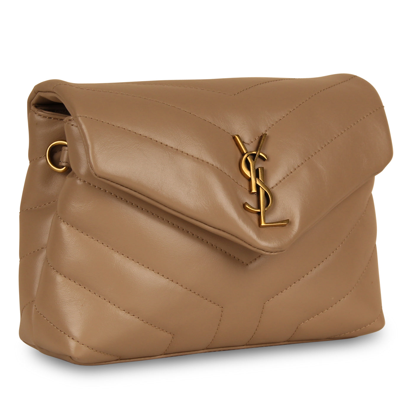 YSL Saint Laurent Lou Bag Toy Crossbody Bag Toy Bag Nude