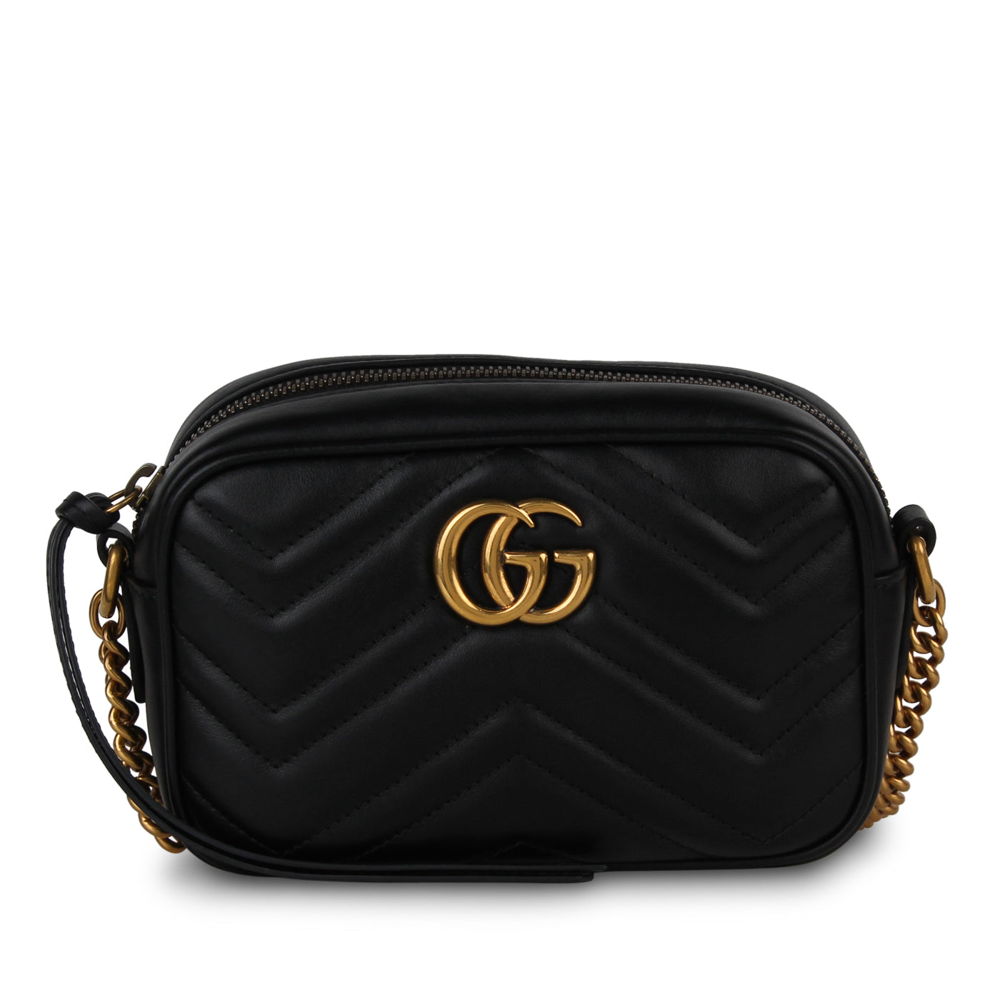 Gucci Marmont Shoulder Bag Black Mini Marmont Black