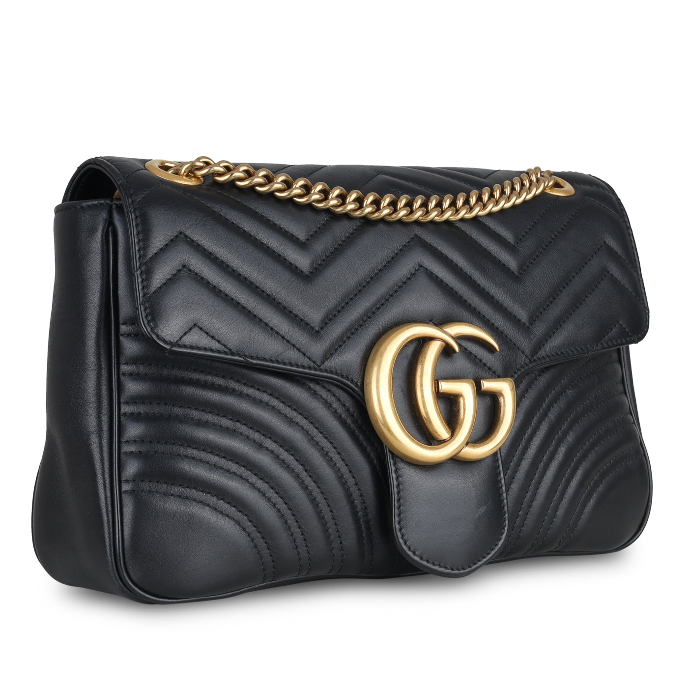 Gucci Marmont Bag Black Medium Shoulder Bag