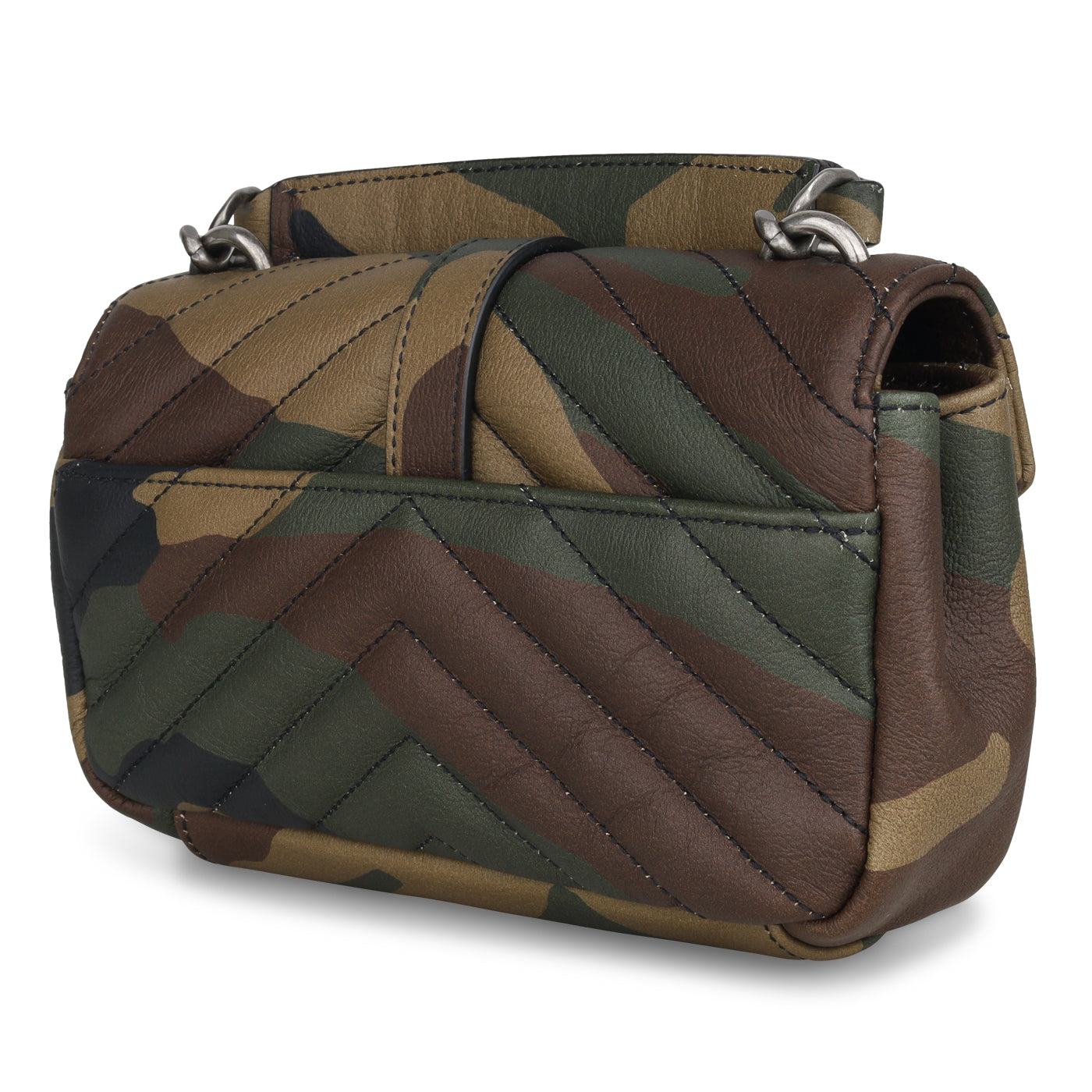 YSL Saint Laurent Coll Ge Camo Crossbody Bag Mini