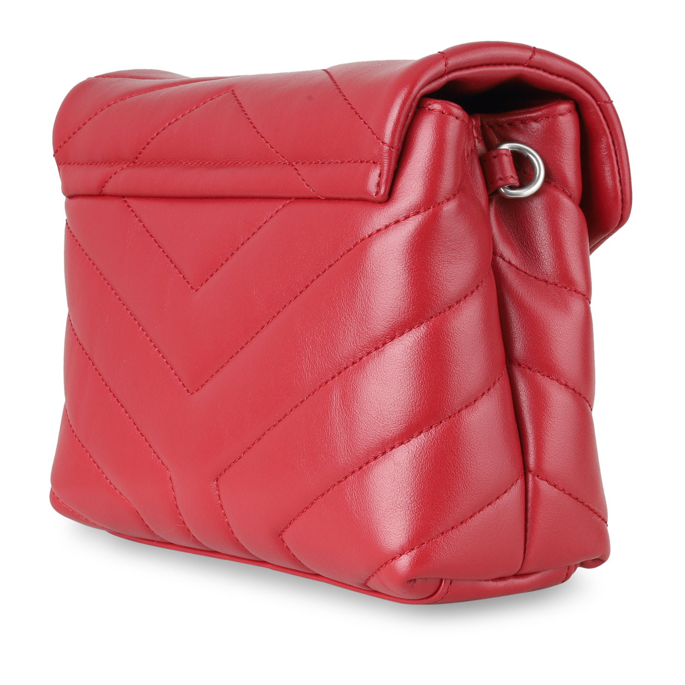 YSL Saint Laurent Lou Bag Toy Crossbody Bag Deep Red Shw
