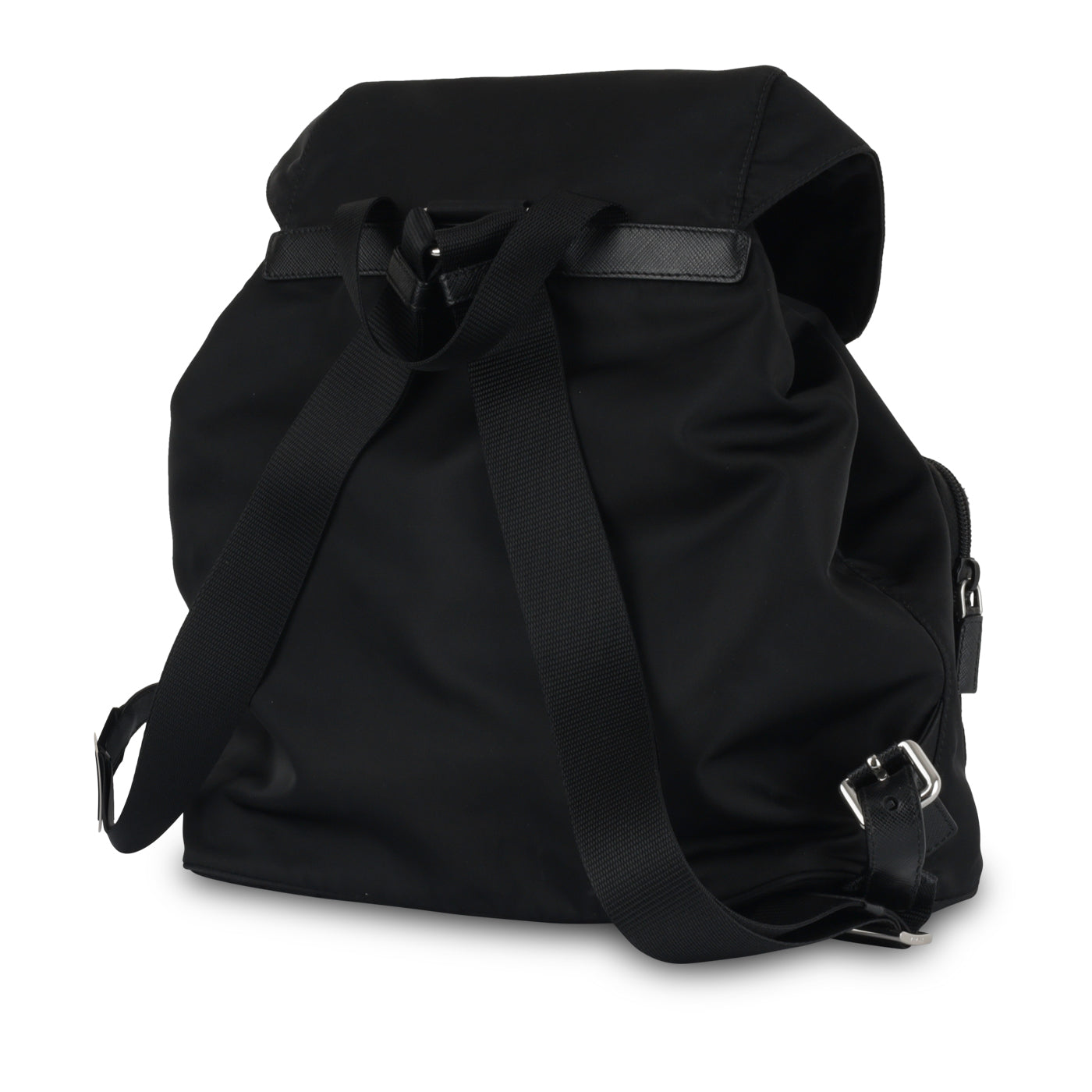 Prada Re Backpack Nylon Black Nylon Shw