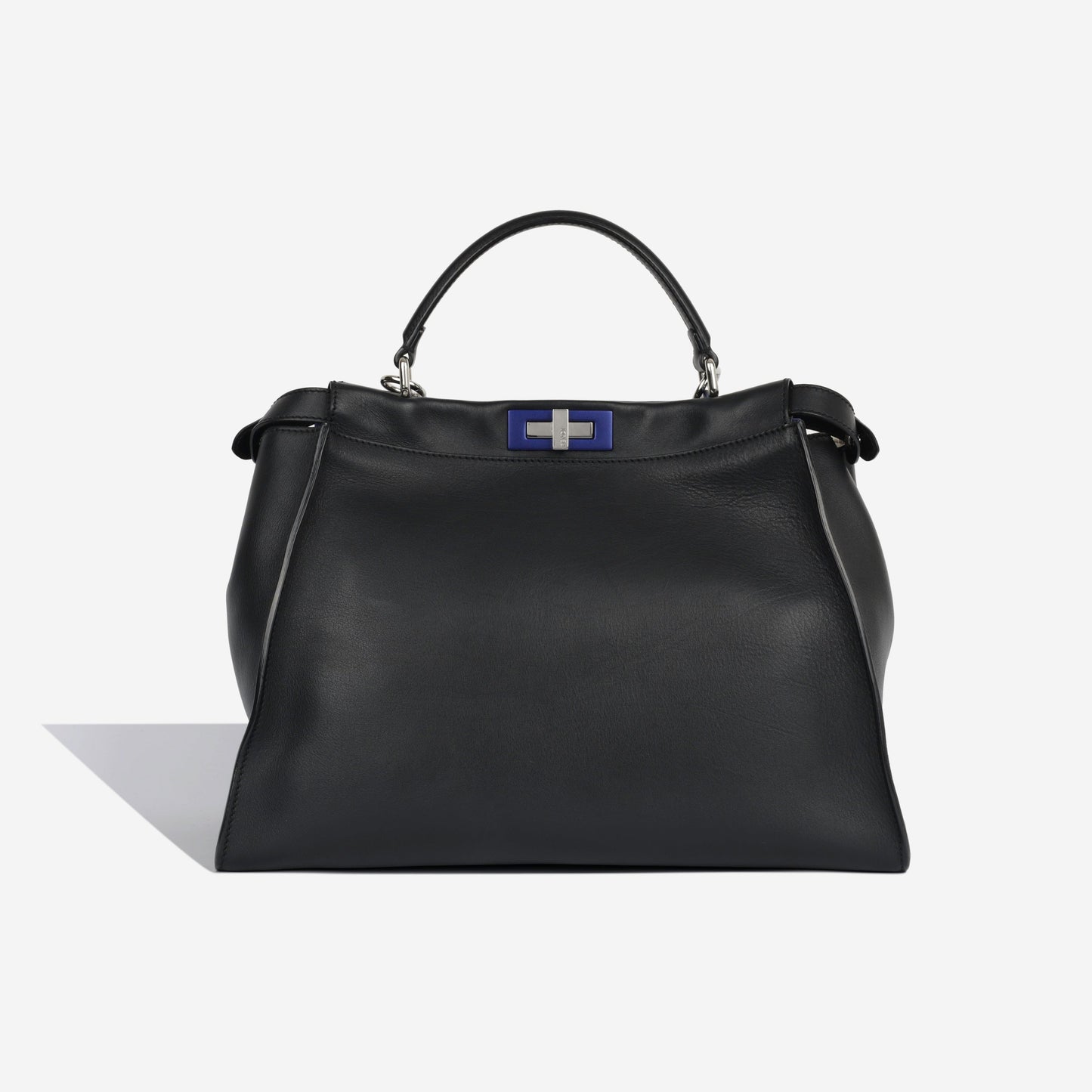 Fendi Peekaboo Tote Bag Large Black Calfskin Shw