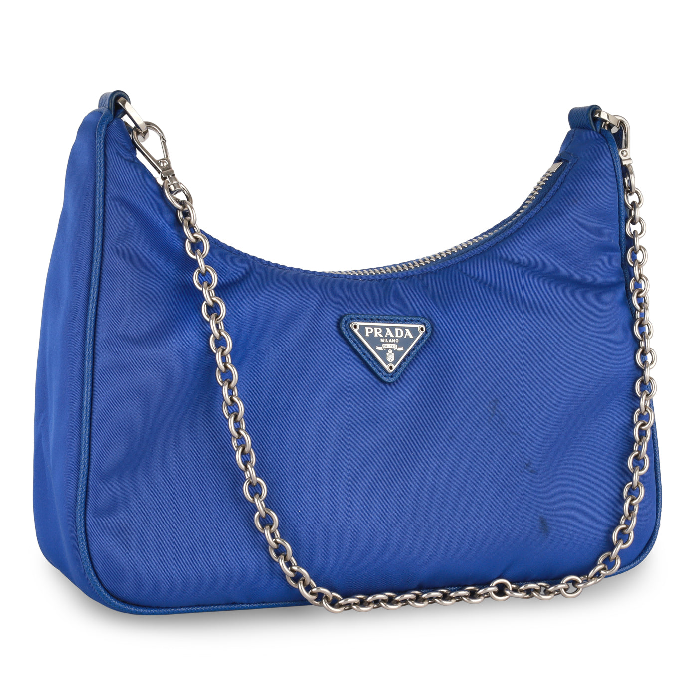 Prada Re Edition Shoulder Bag Nylon Cobalt Blue Shw
