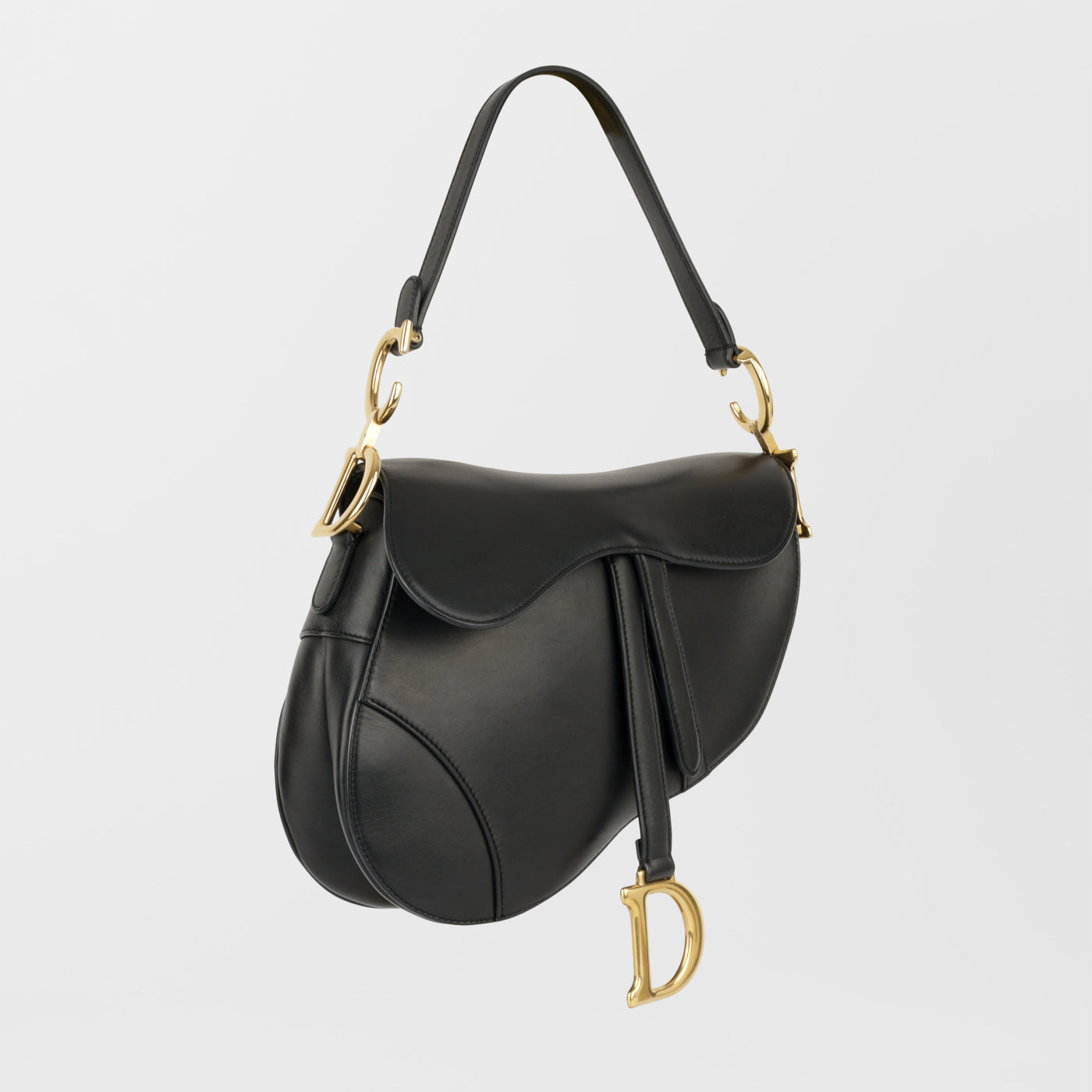 Dior Christian Saddle Bag Leather Shoulder Bag