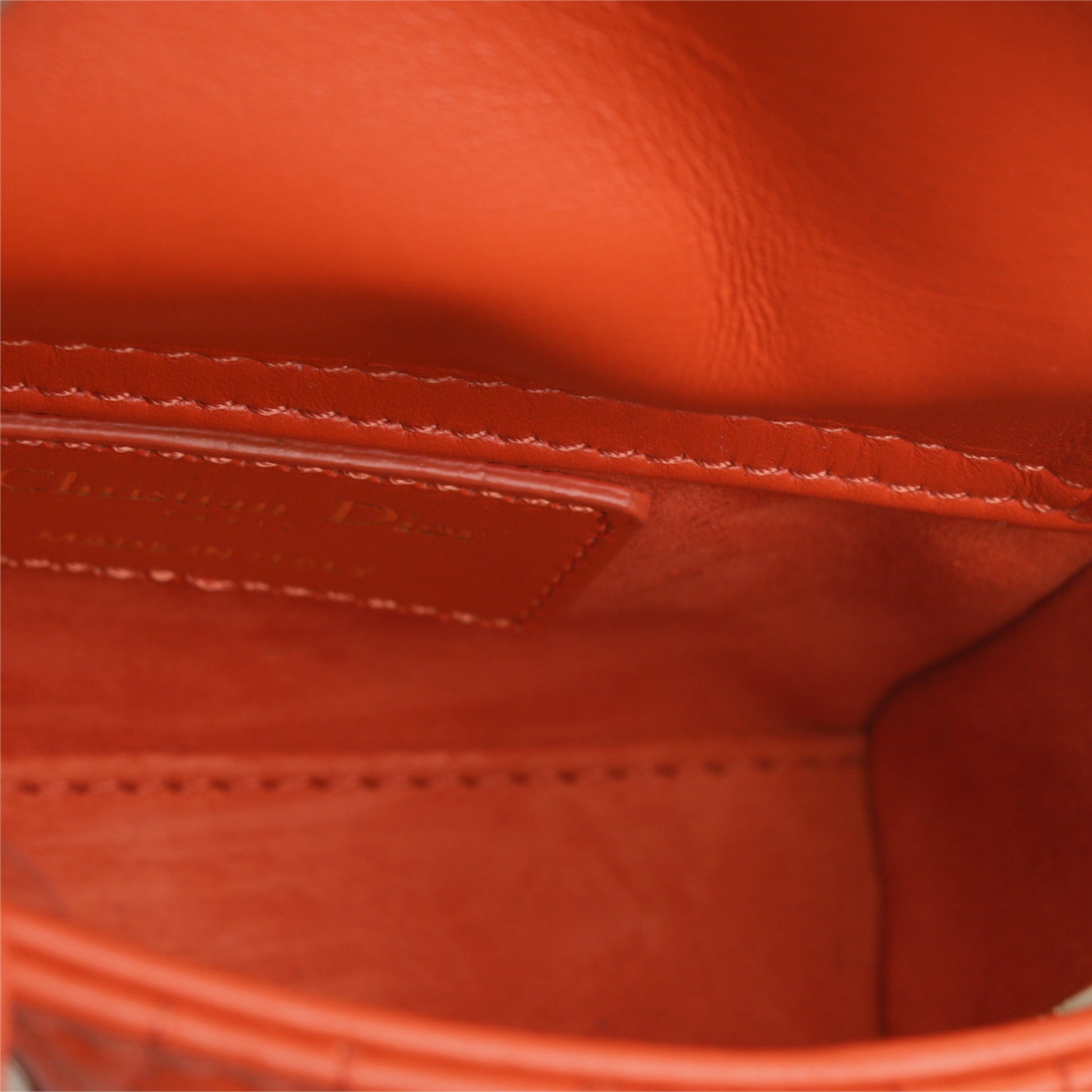 Dior Christian Lady Tote Bag Micro Cannage Leather Cghw