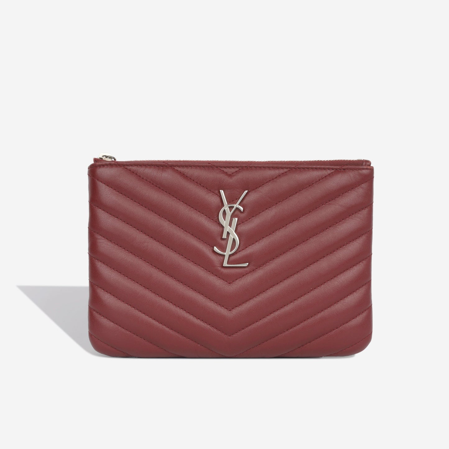 YSL Saint Laurent College Pouch Clutch Bag