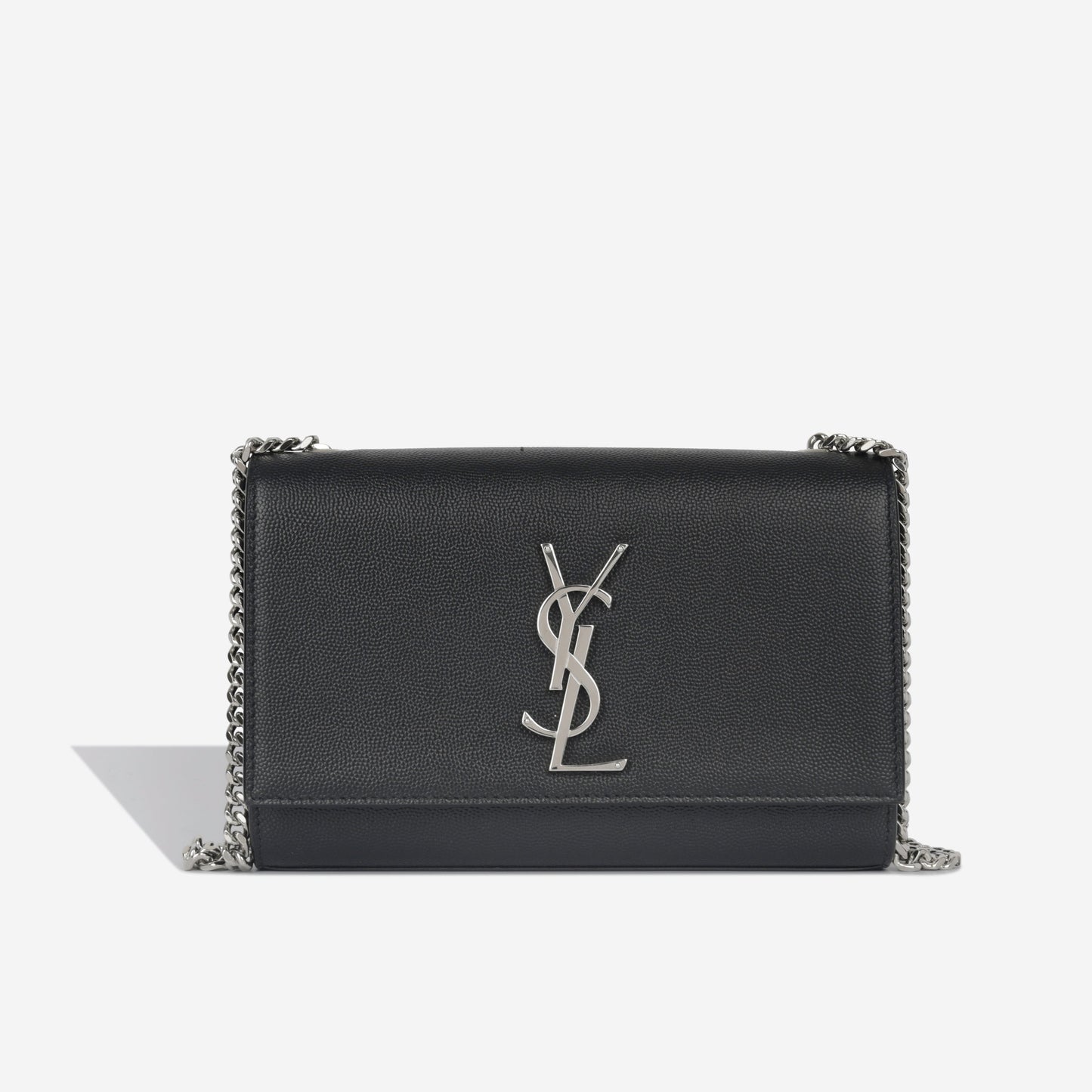 YSL Saint Laurent Kate Bag Small Crossbody Bag Silver Nightout Crossbody