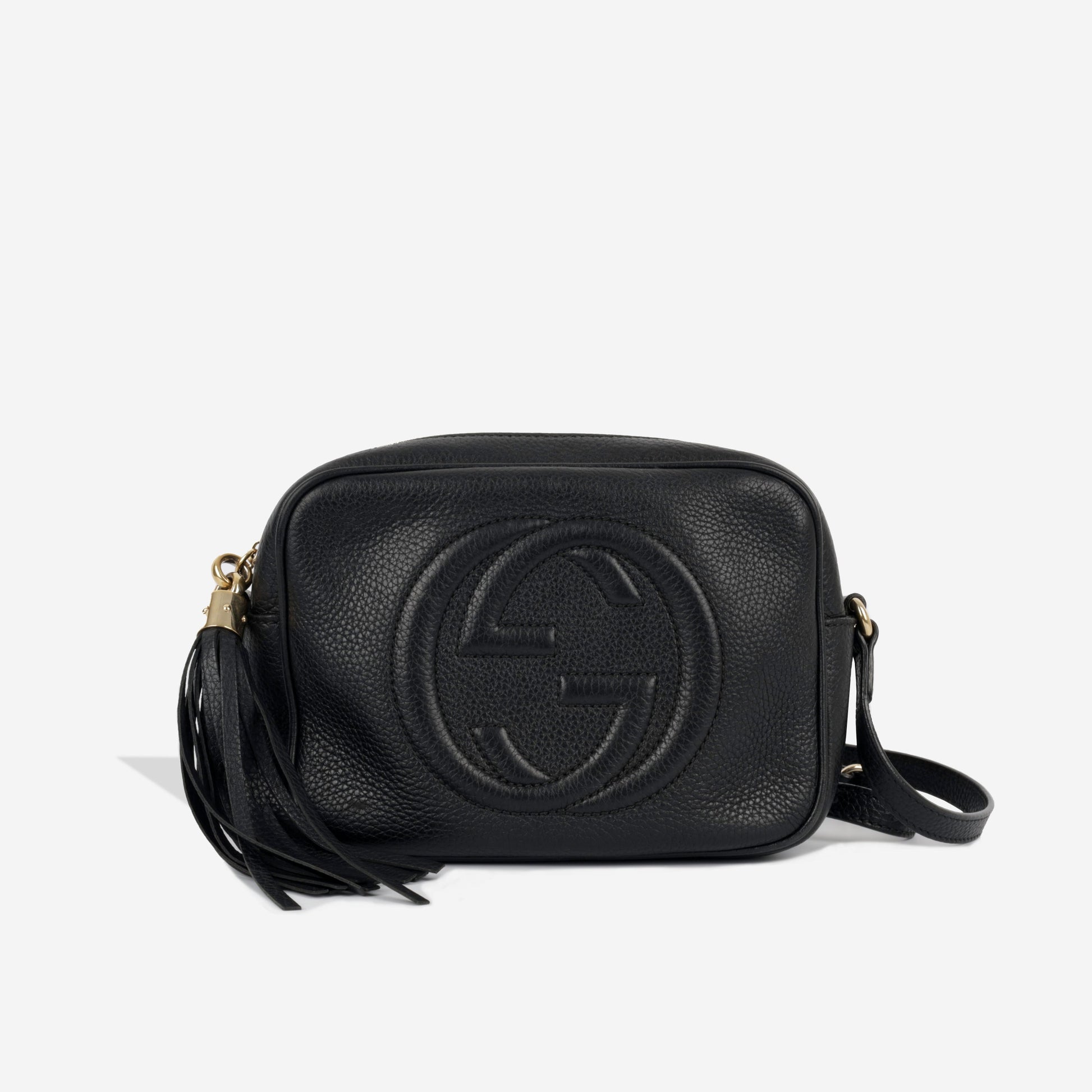 Gucci Soho Disco Crossbody Crossbody Bag Taurillon Tassel