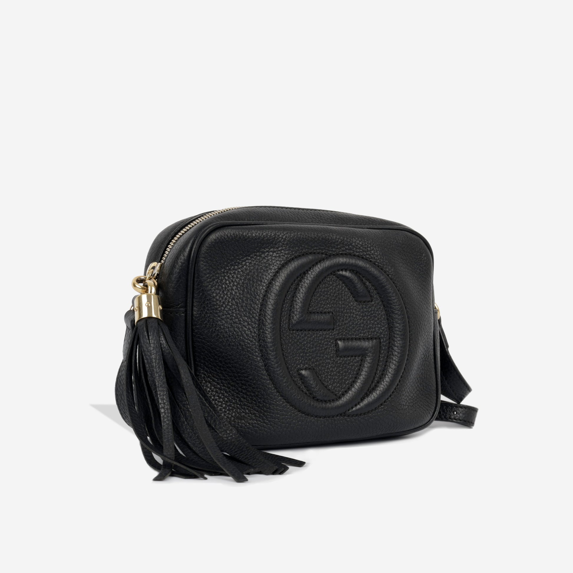 Gucci Soho Disco Crossbody Crossbody Bag Taurillon Tassel