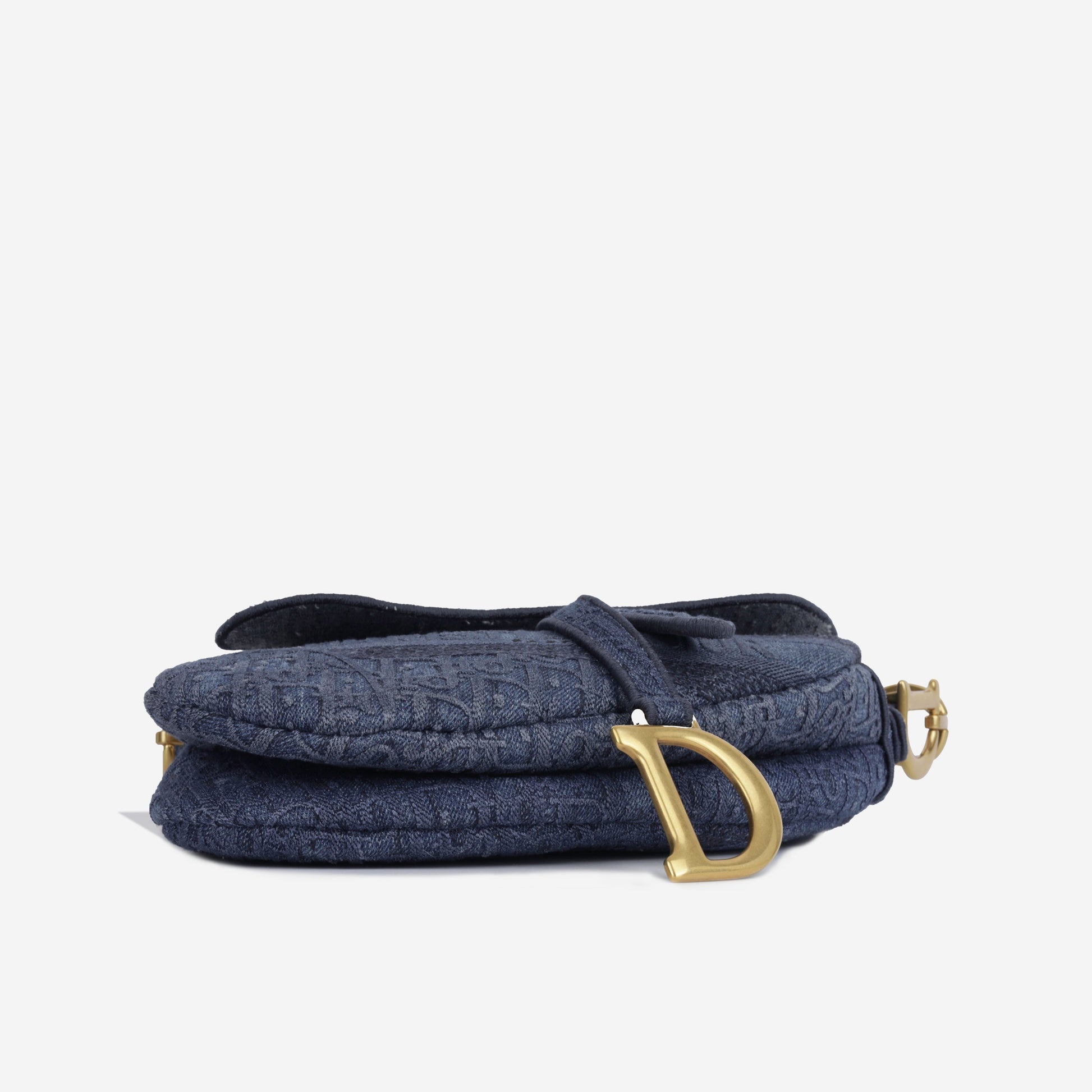 Dior Christian Saddle Bag Medium Shoulder Bag Oblique Ghw 2019