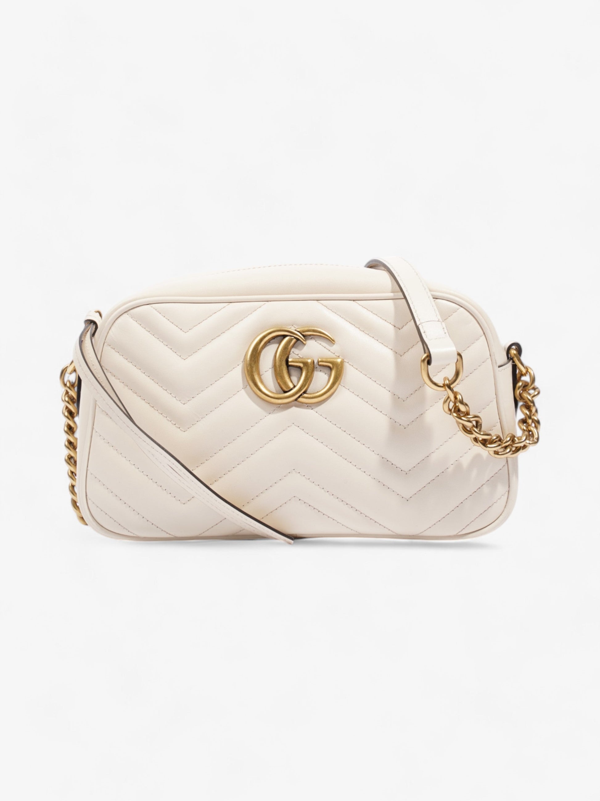 Gucci Marmont Zip Small Shoulder Bag Leather Matelasse Small 1