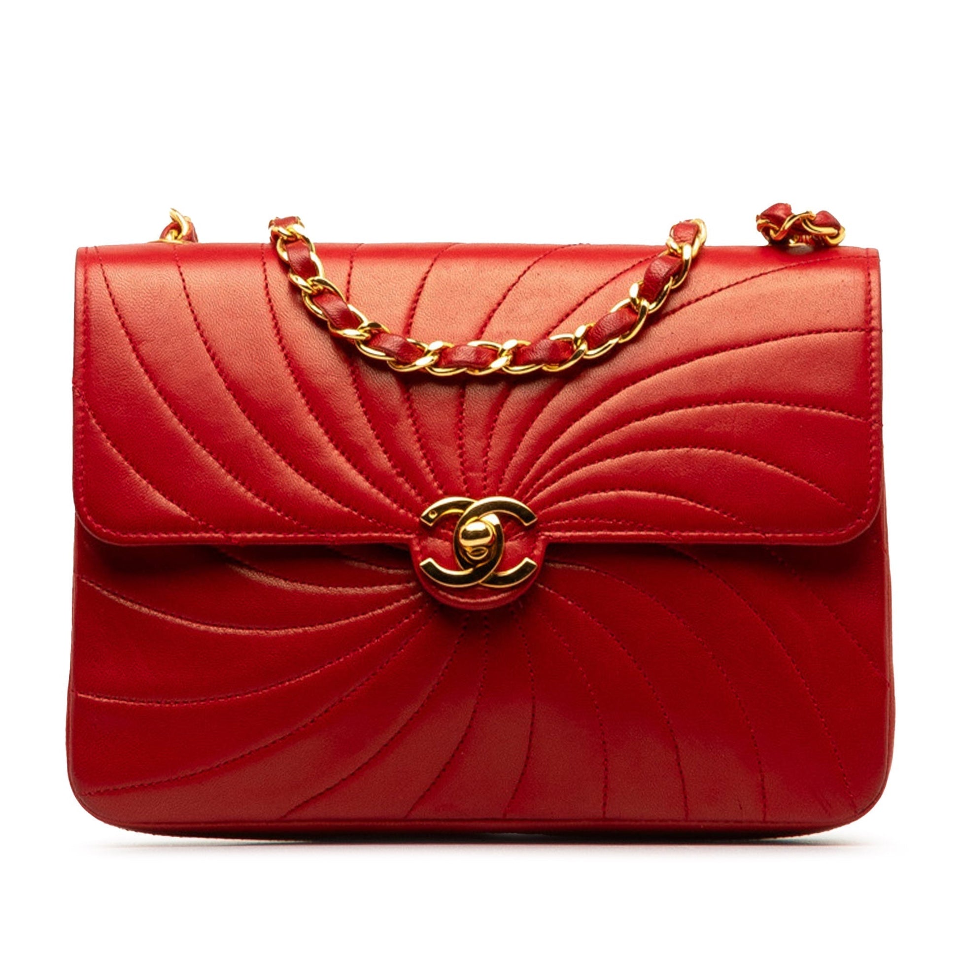 CHANEL Spiral Quilted Flap Bag