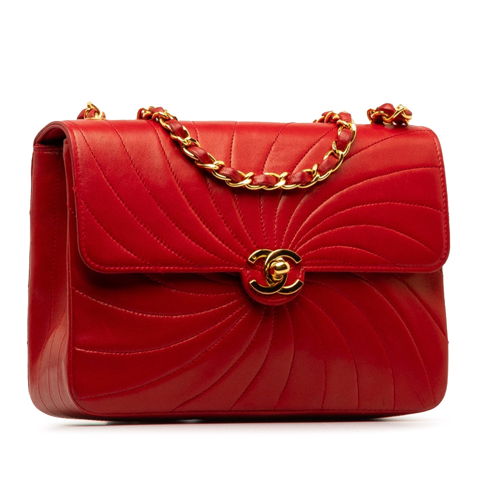 CHANEL Spiral Quilted Flap Bag