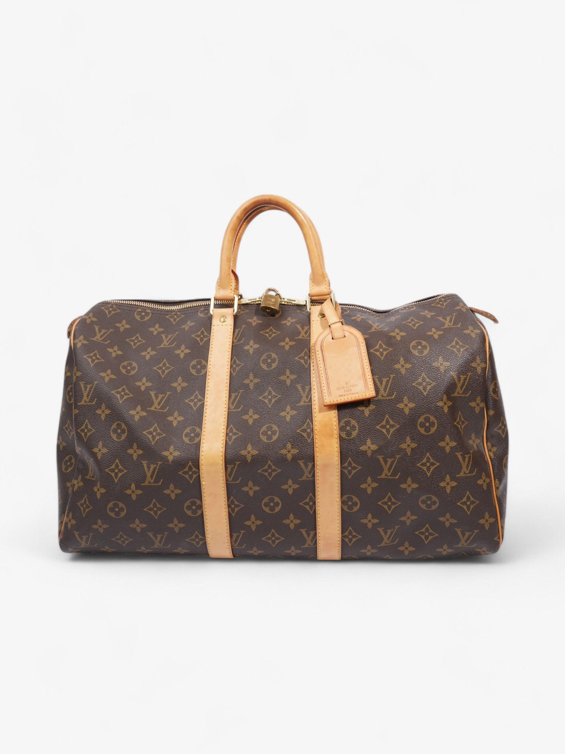 Louis Vuitton Keepall Coated 50 Monogram Canvas Coated Canvas Apparel Canvas 156