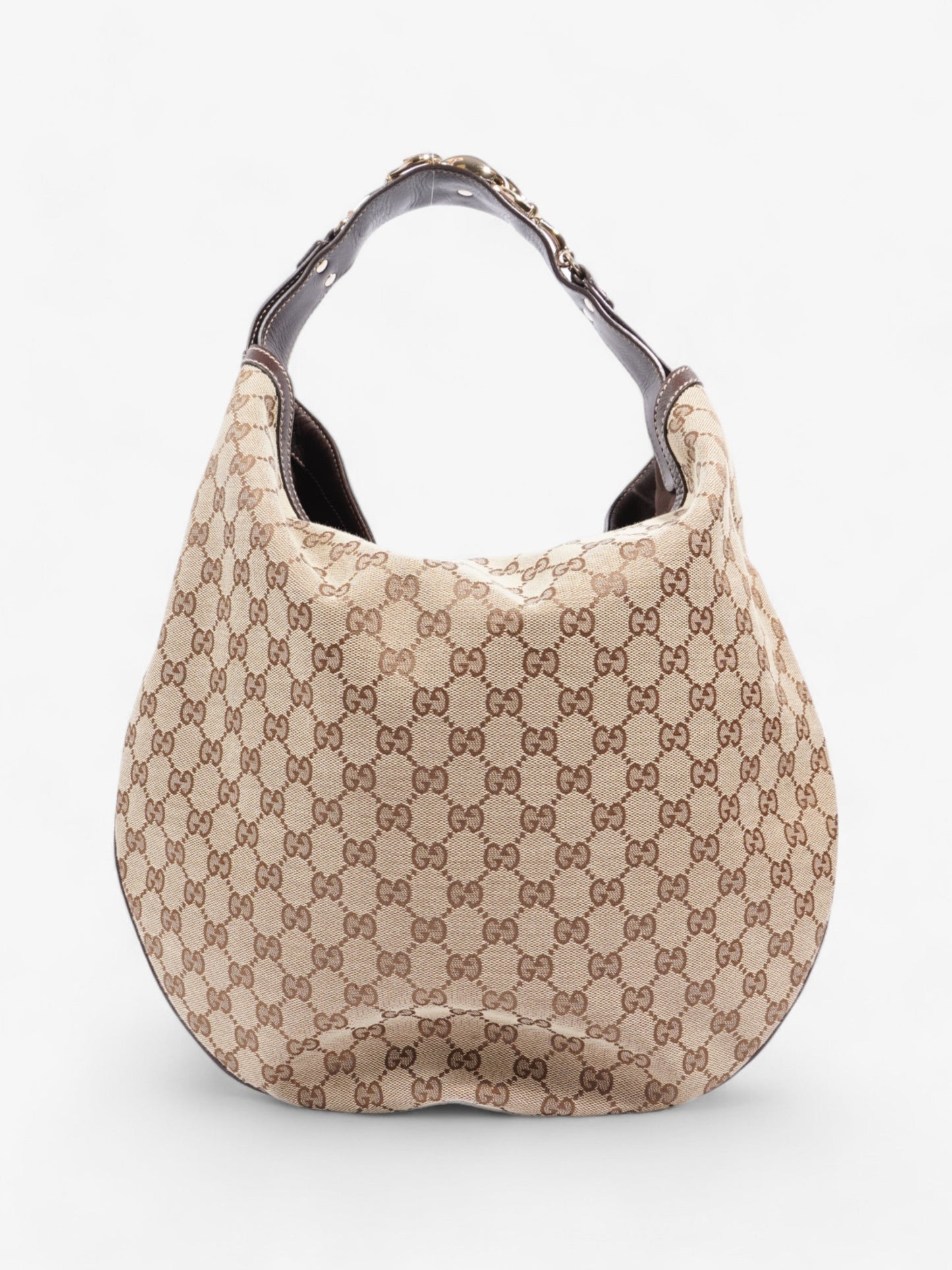 Gucci Hobo And Ebony Supreme Canvas Brown Shoulder Bag