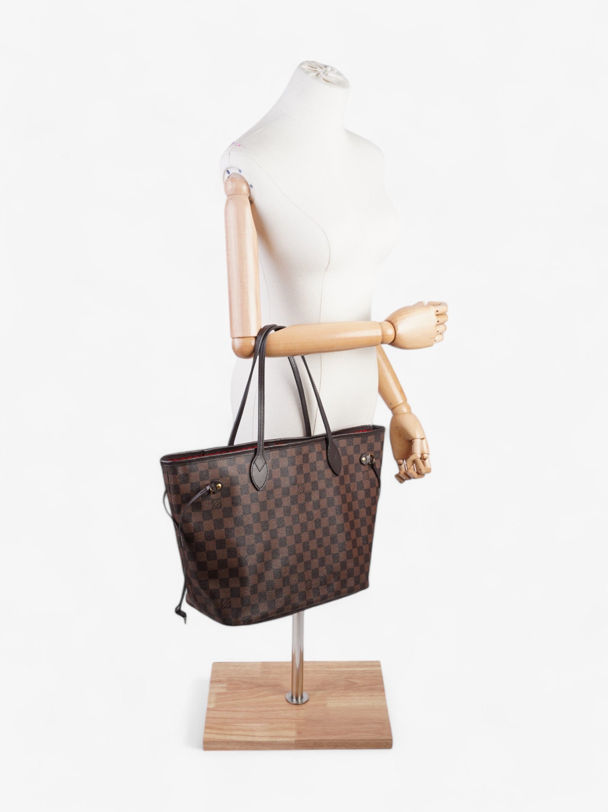 Louis Vuitton Neverfull Ebene Coated MM Damier Canvas Coated Canvas Apparel Mm 44