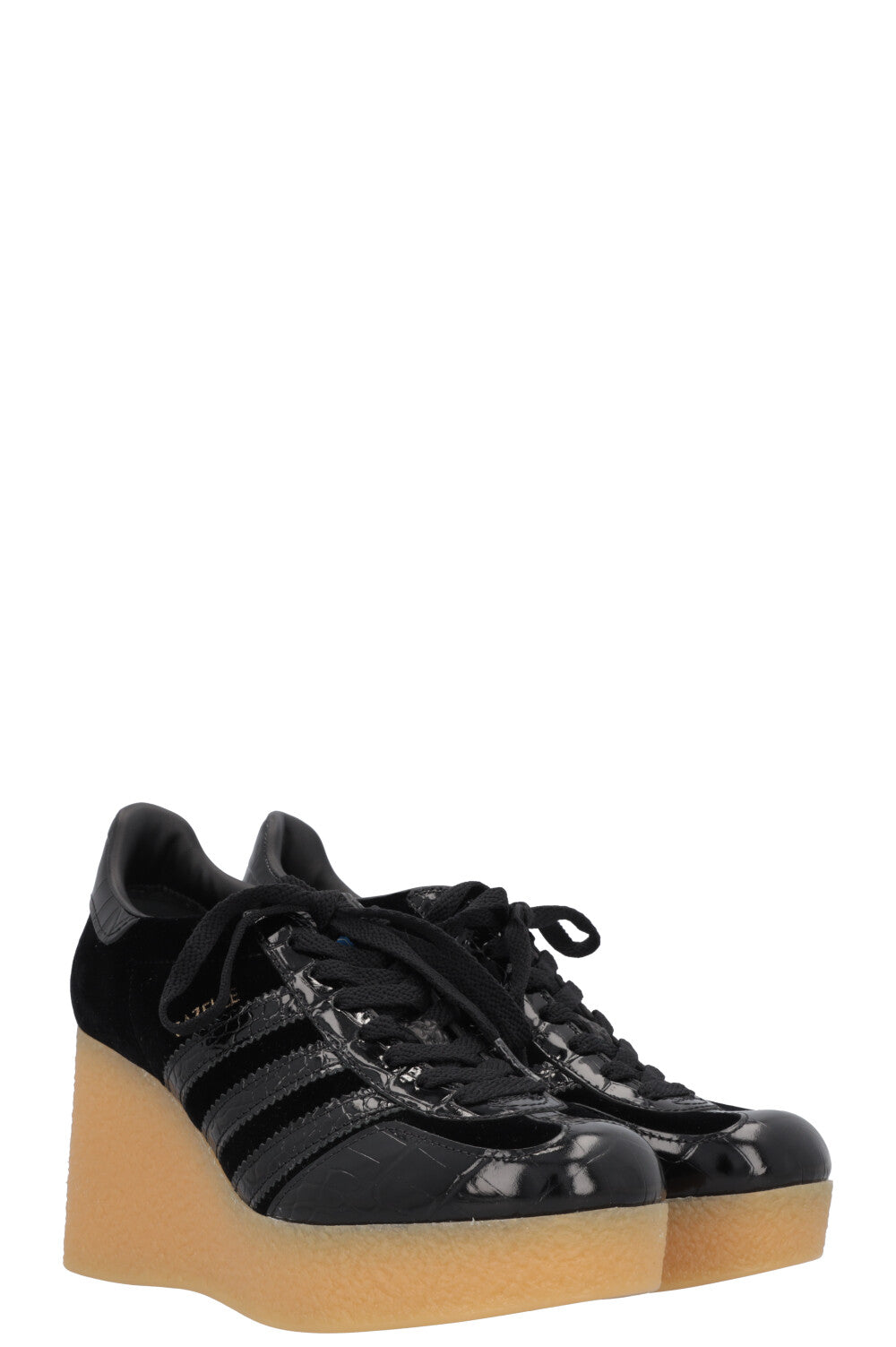 GUCCI X ADIDAS Gazelle Platform Sneakers Black