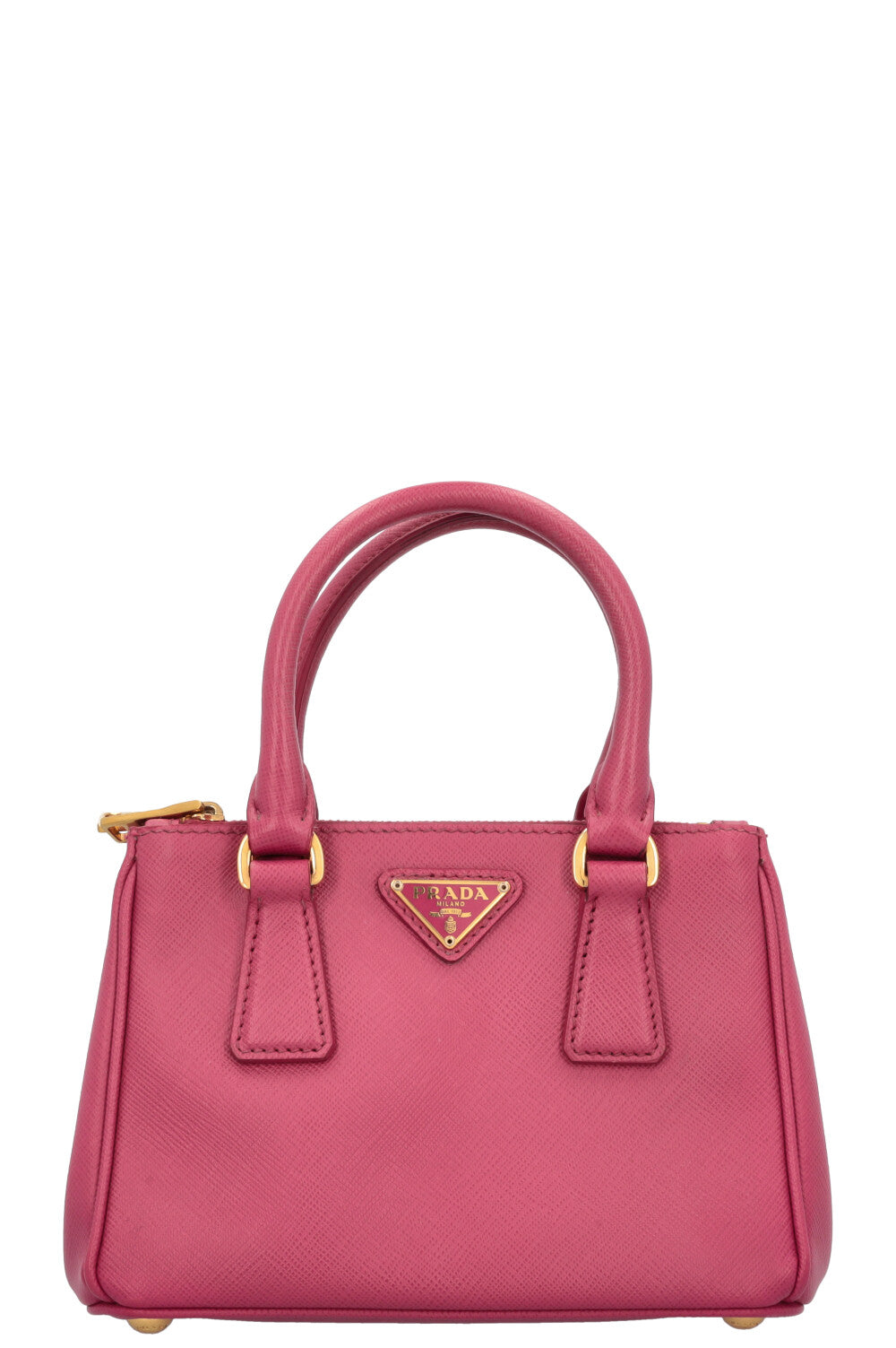 Prada Galleria Bag Saffiano Pink Micro Handbag