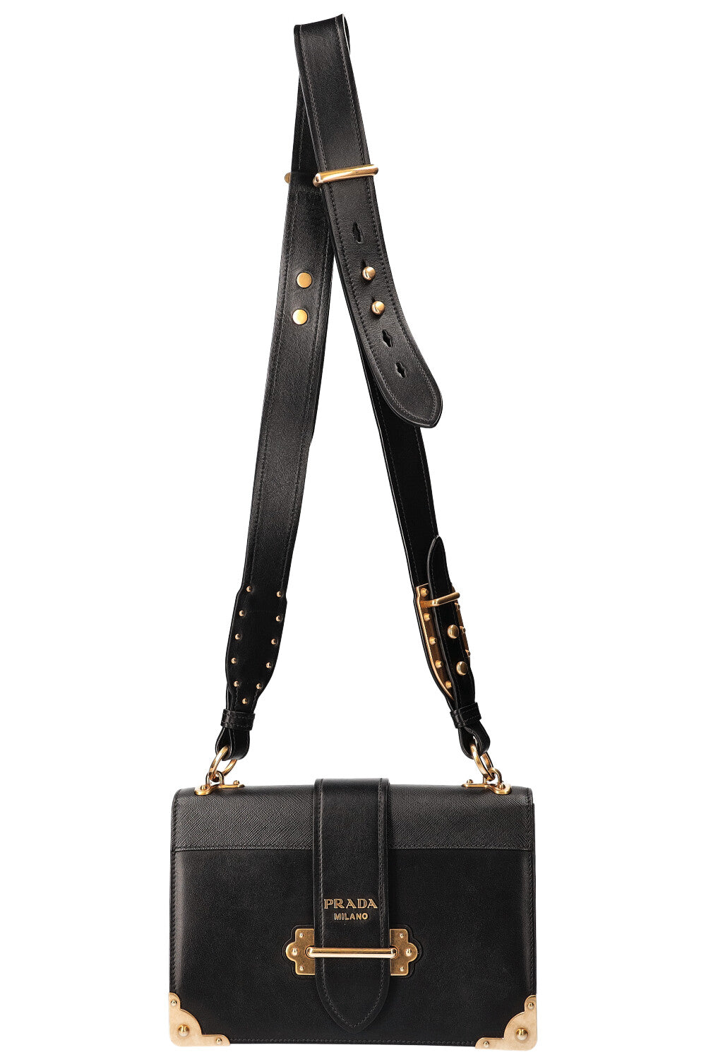 Prada Crossbody Bag Cahier Black