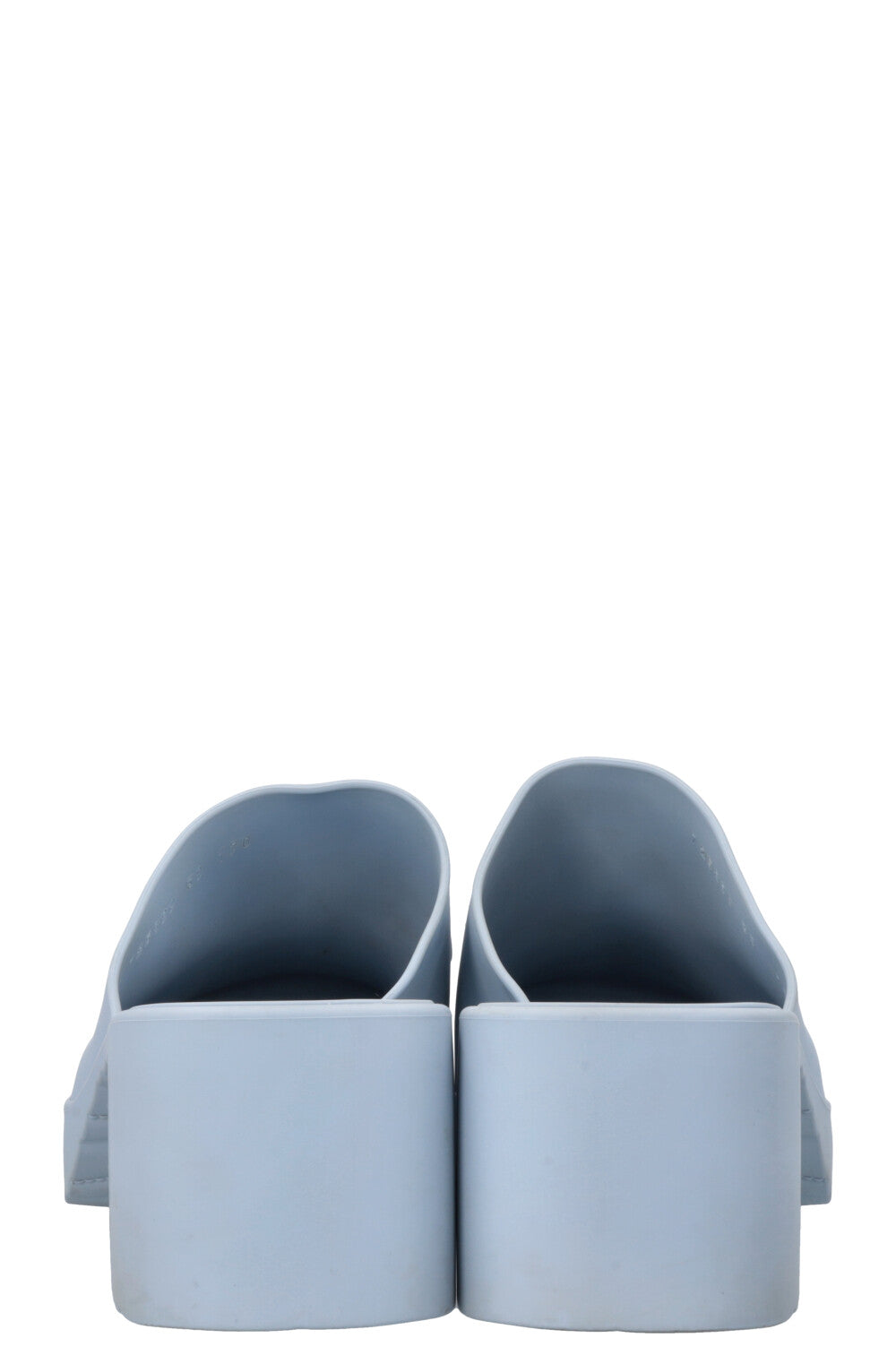GUCCI Slip-On Heels Rubber Blue