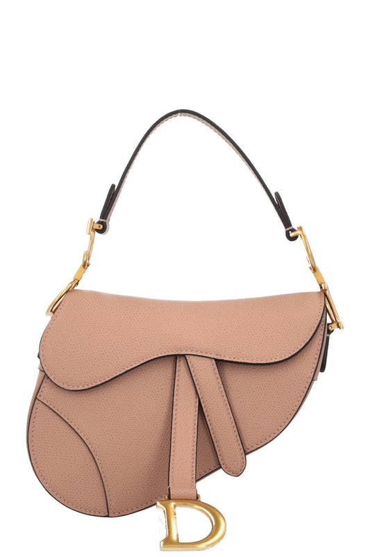 Dior Saddle Bag with Strap Taupe Mini Mini Bag