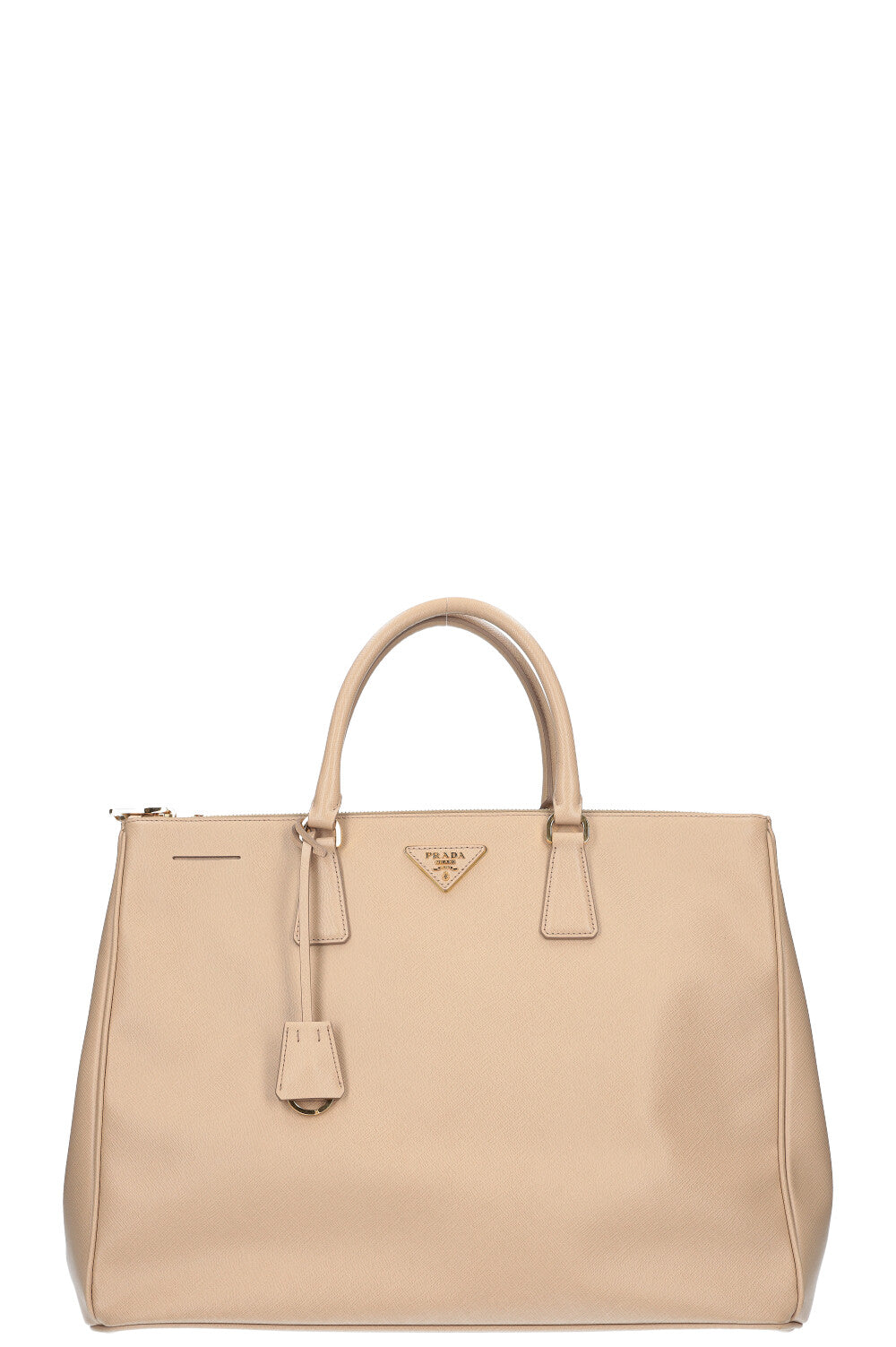 Prada Galleria Extra Saffiano Beige Large Handbag