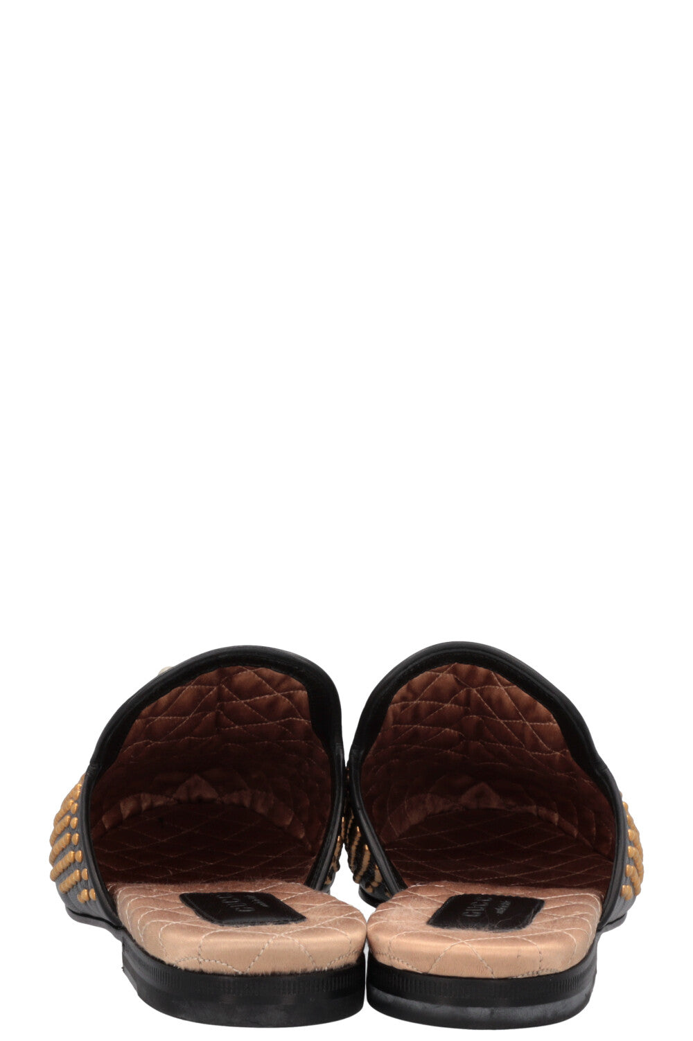 GUCCI Princetown Studded Mules Black