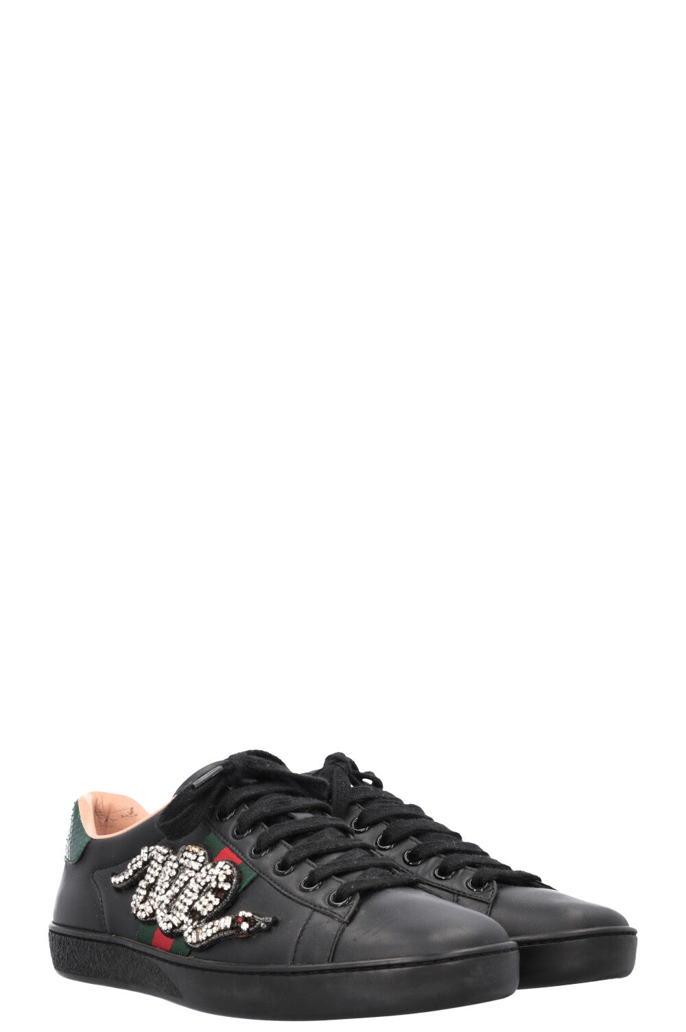 GUCCI Ace Sneakers Crystal Black