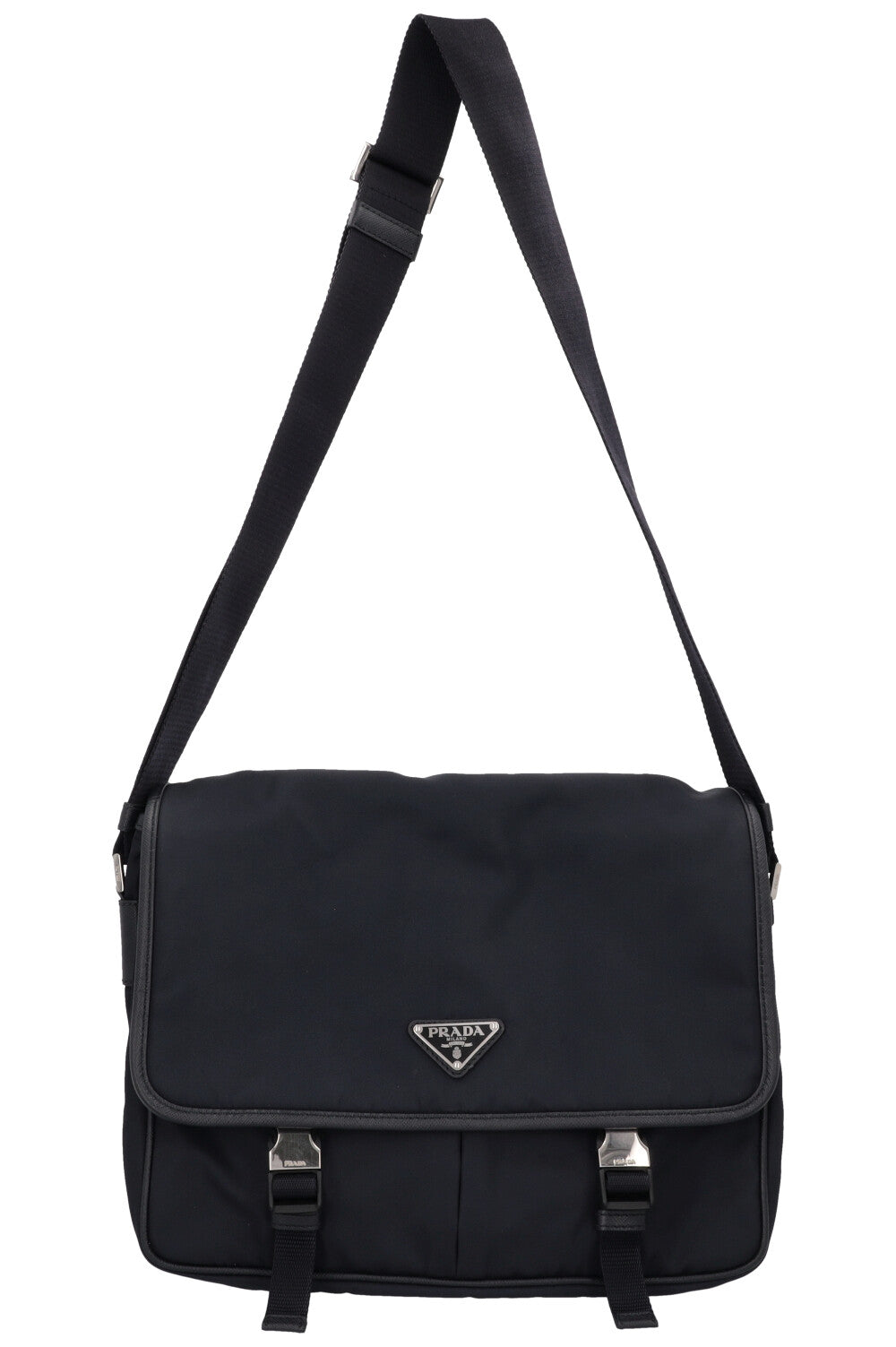 Prada Crossbody Bag Messenger Bag Nylon Blue