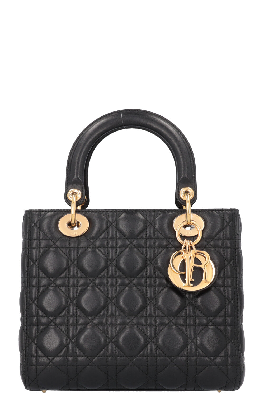 Dior Handbag Lady Black Medium