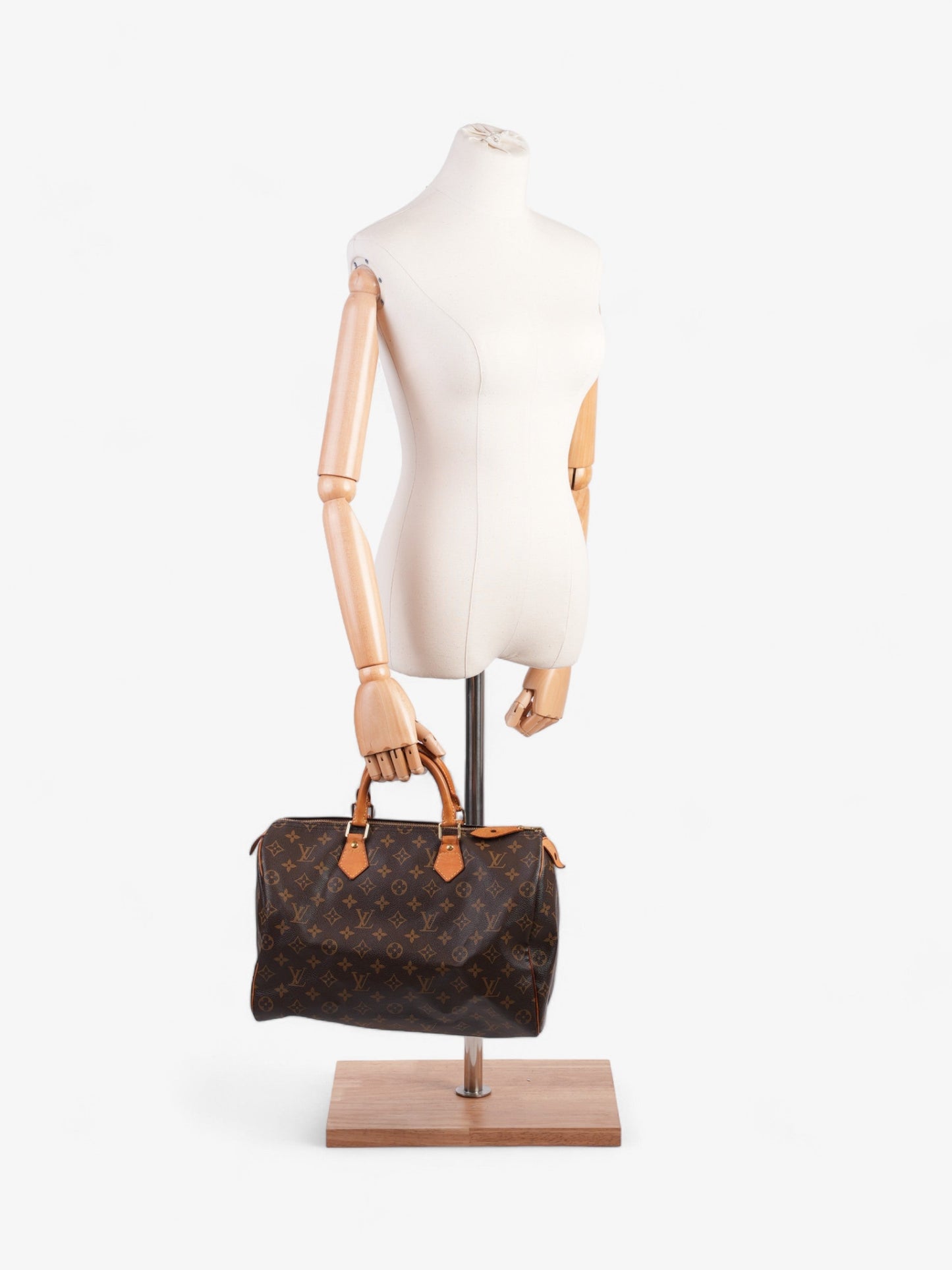 Louis Vuitton Speedy Coated 35 Monogram Canvas Coated Canvas Apparel 39