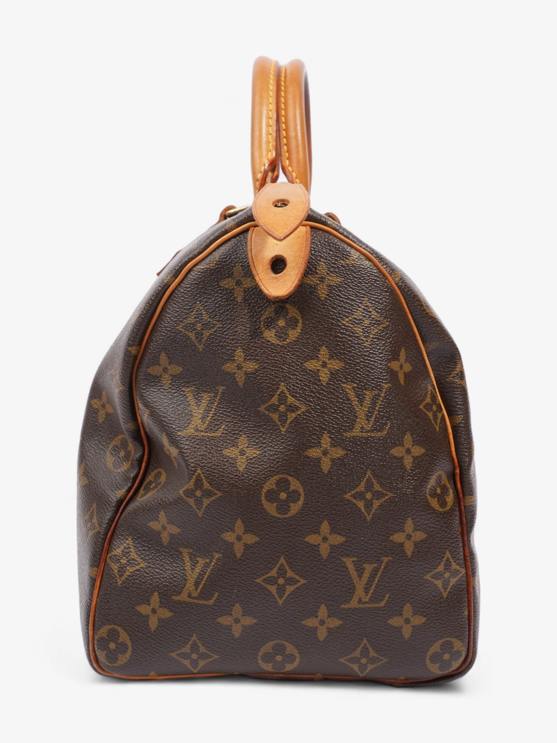 Louis Vuitton Speedy Coated 35 Monogram Canvas Coated Canvas Apparel 39