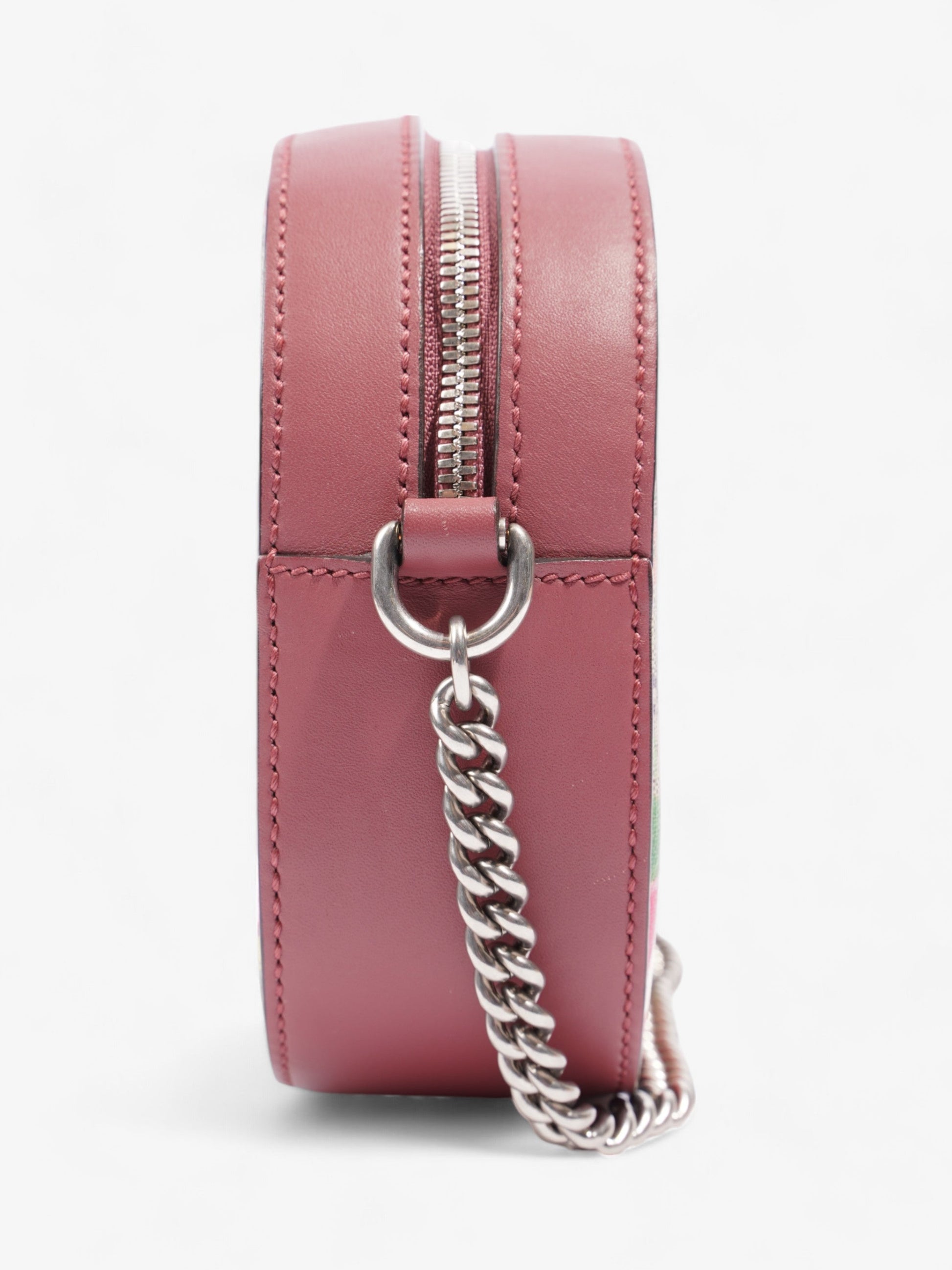 Gucci Blooms Chain Bloom Dusty Coated Crossbody Bag Canvas Monogram