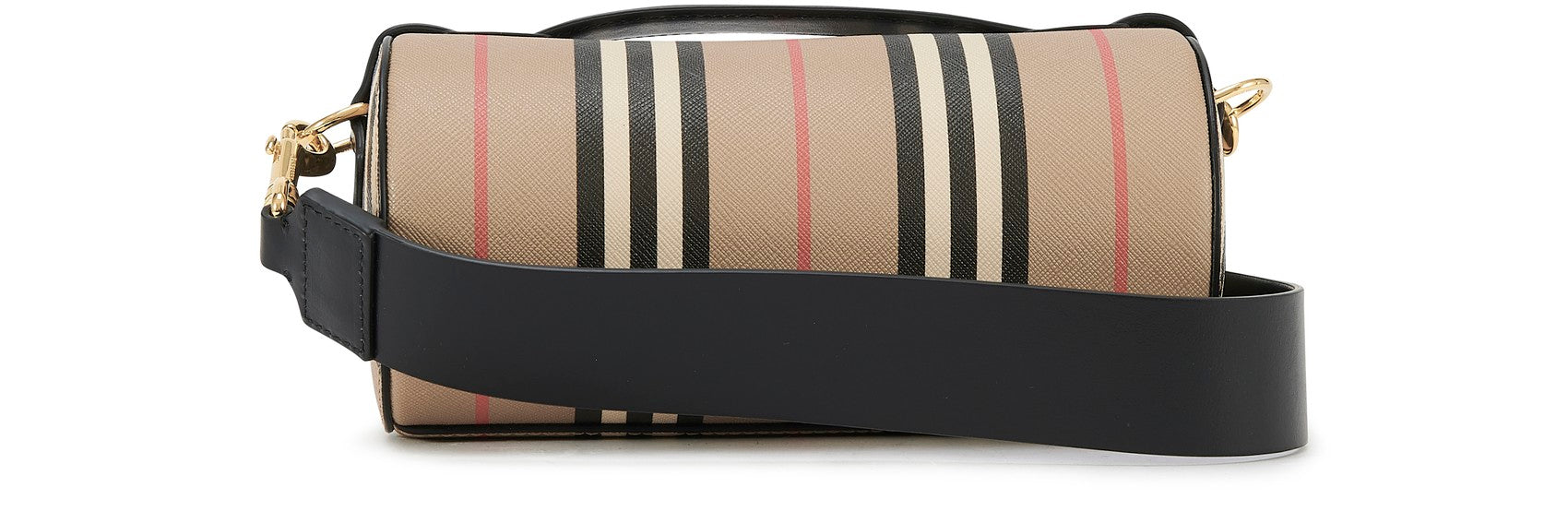 Burberry Check Barrel Bag Travel Bag Check Barrel Bag