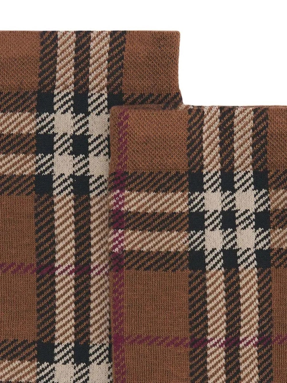 Burberry Cotton Birch Check Socks Handbag Travel Bag