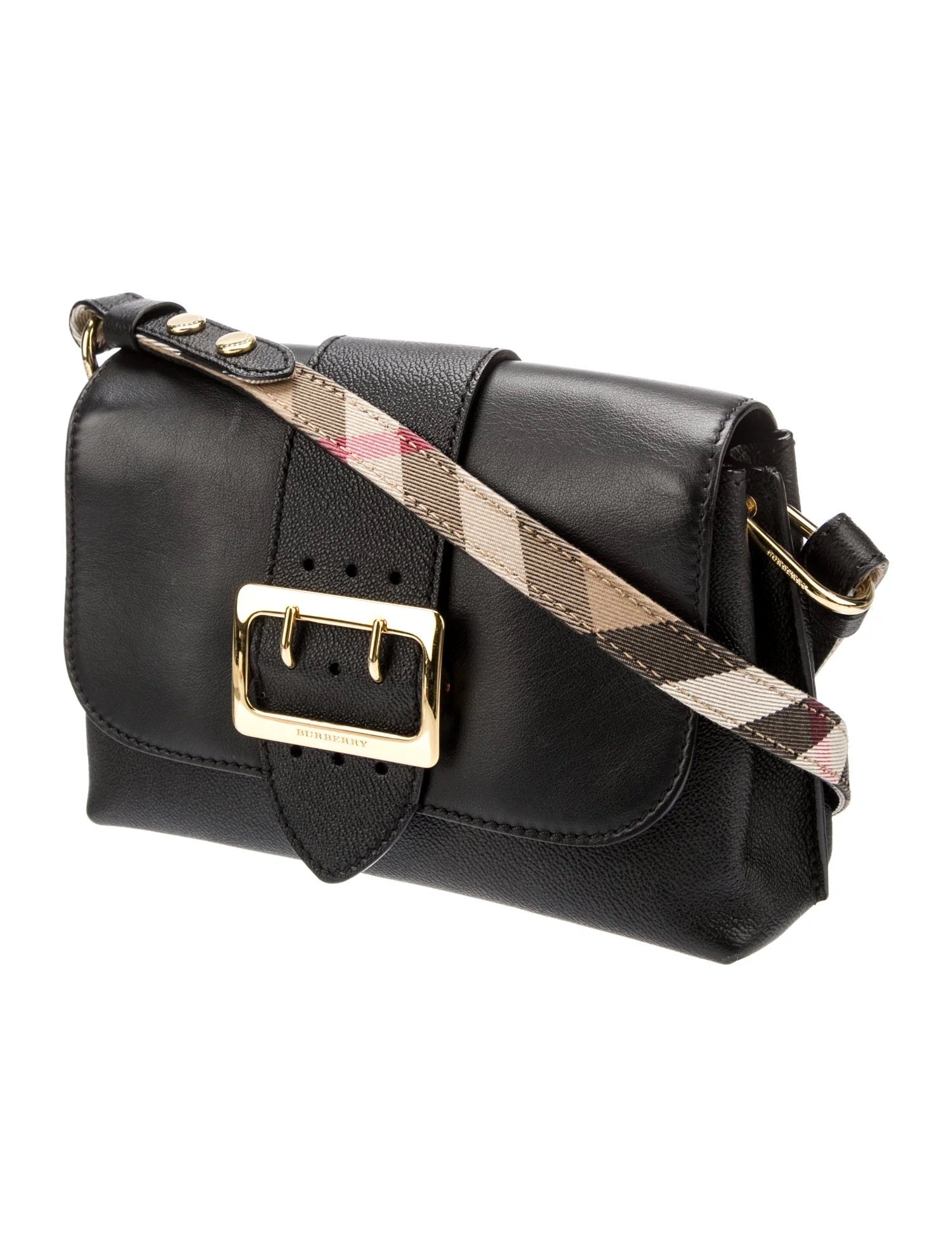 Burberry Buckle Bag Leather Medium Crossbody Bag
