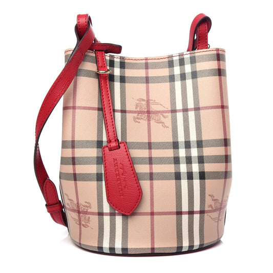 Burberry Check Lorne Bag Bucket Bucket Bag