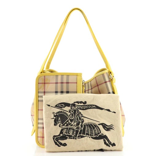 Burberry Check Tote Bag Small